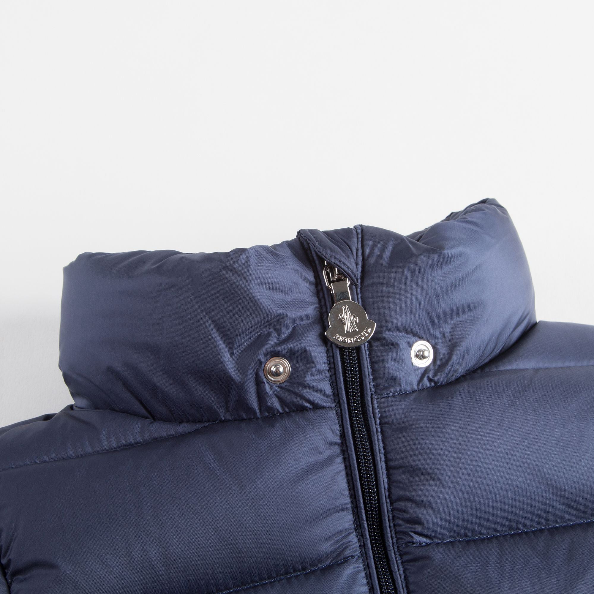 Baby Girls Navy "MAJEURE" Padded Down Coat