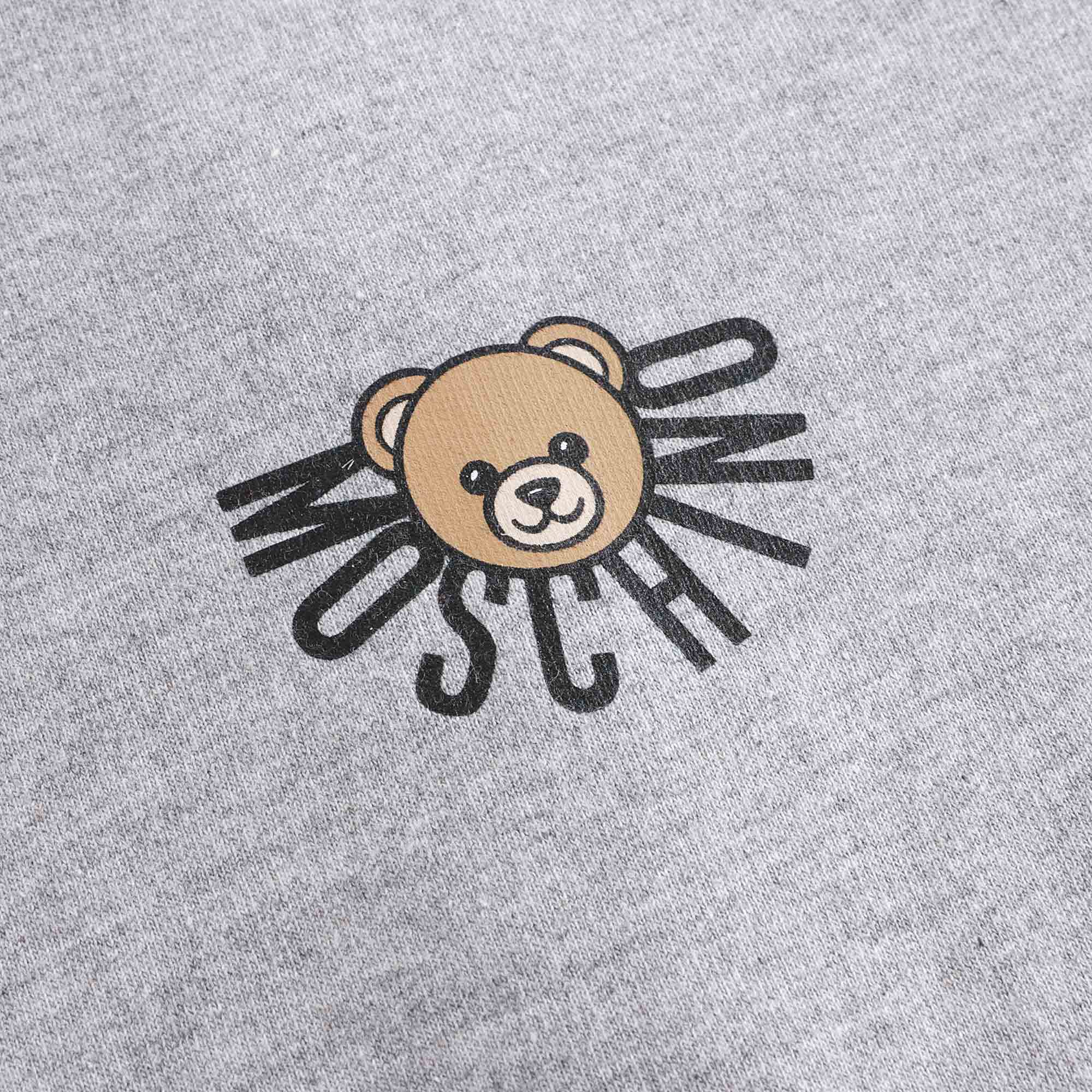 Baby Boys & Girls Grey Bear Printed Cotton Babysuit Gift