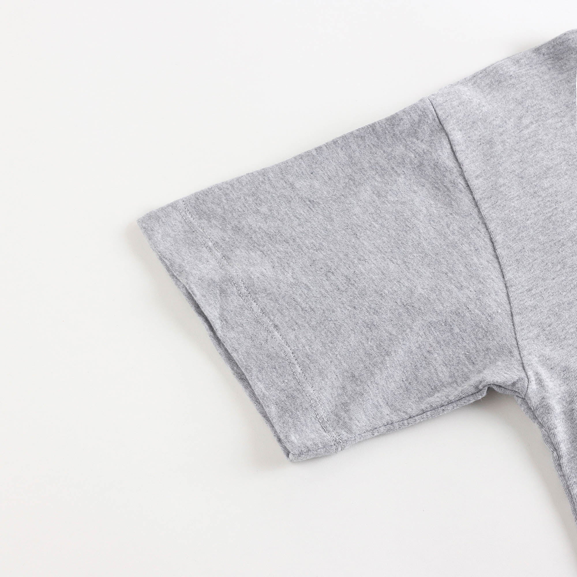 Boys & Girls Grey Bear Printed Cotton T-Shirt