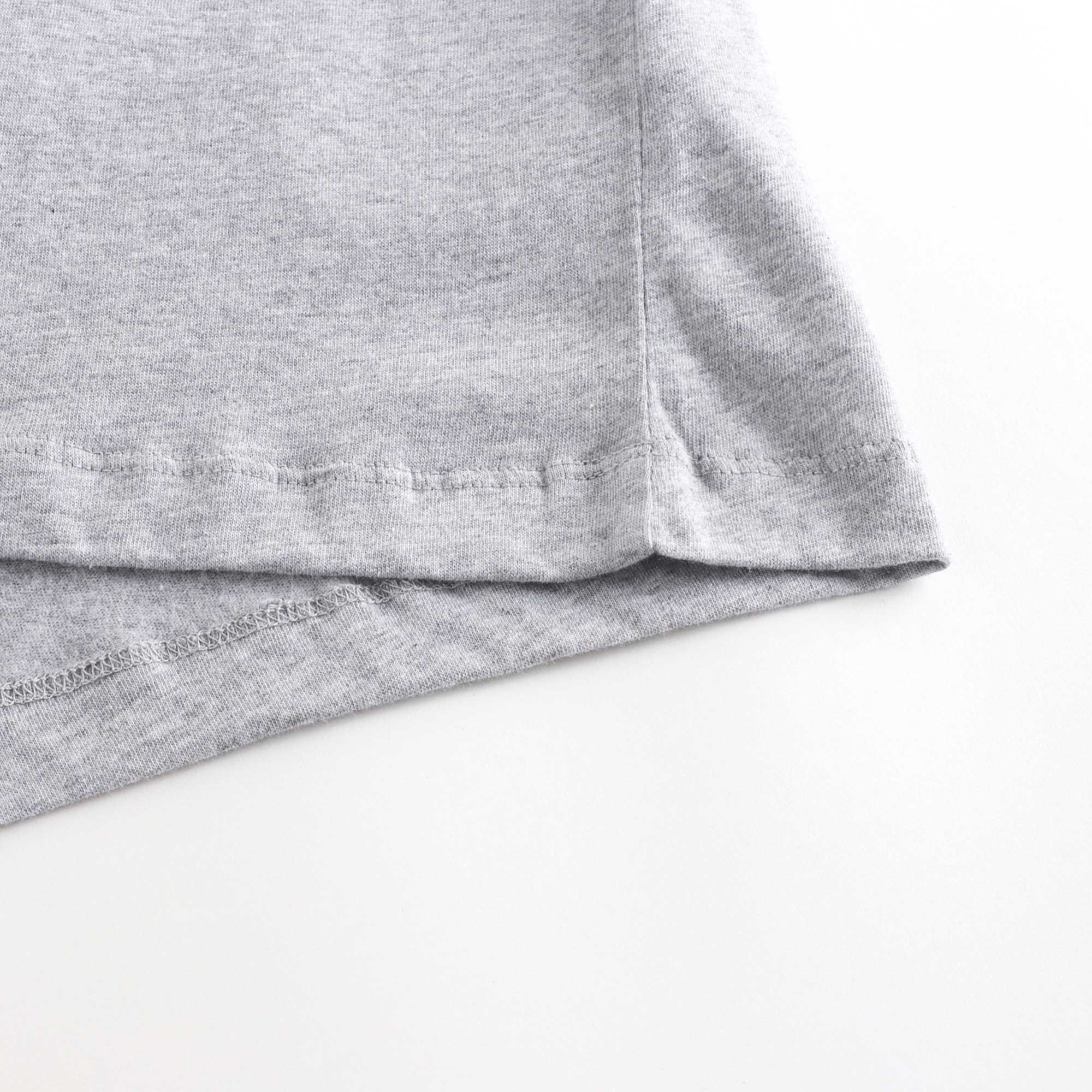 Boys & Girls Grey Bear Printed Cotton T-Shirt