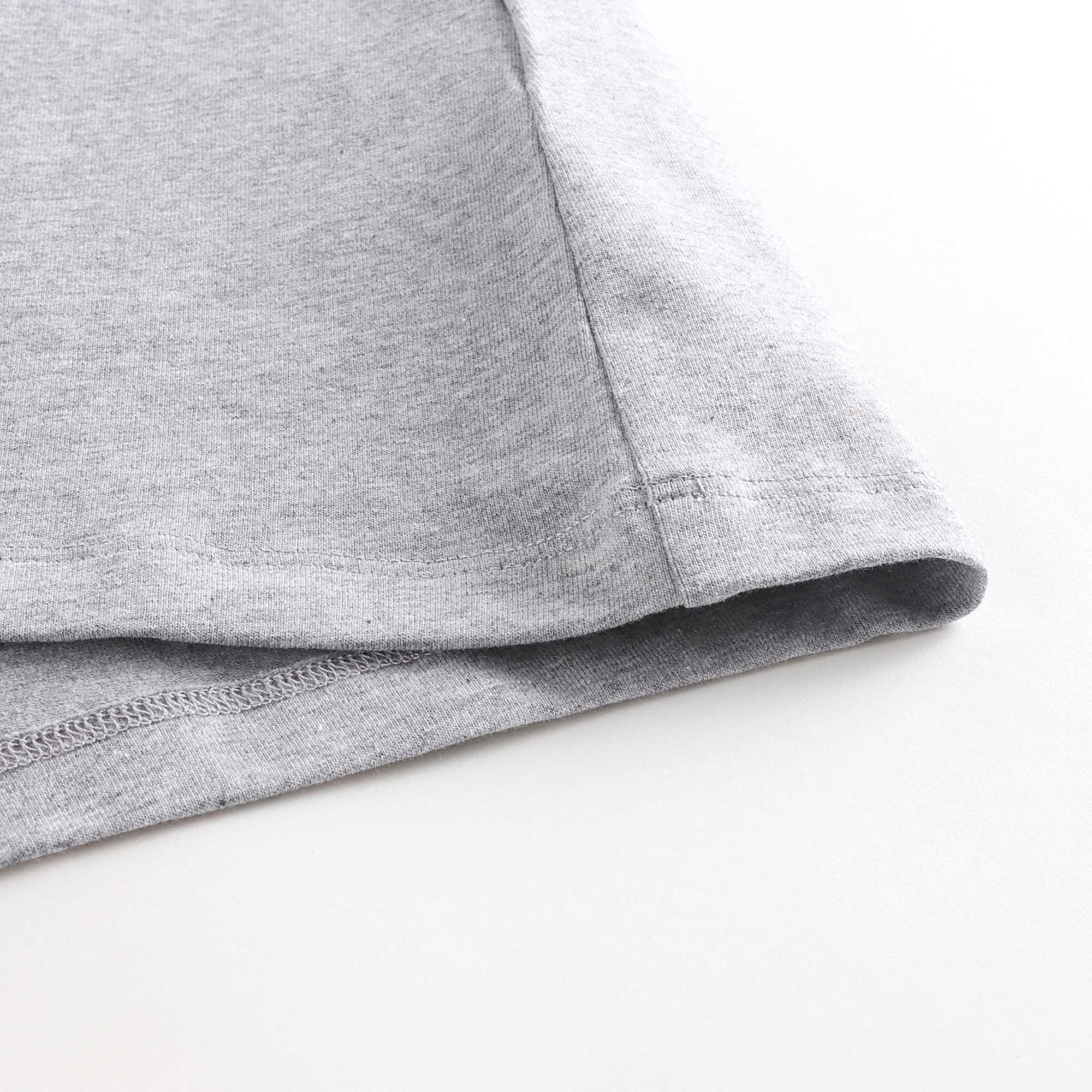 Boys & Girls Grey Logo Cotton T-Shirt