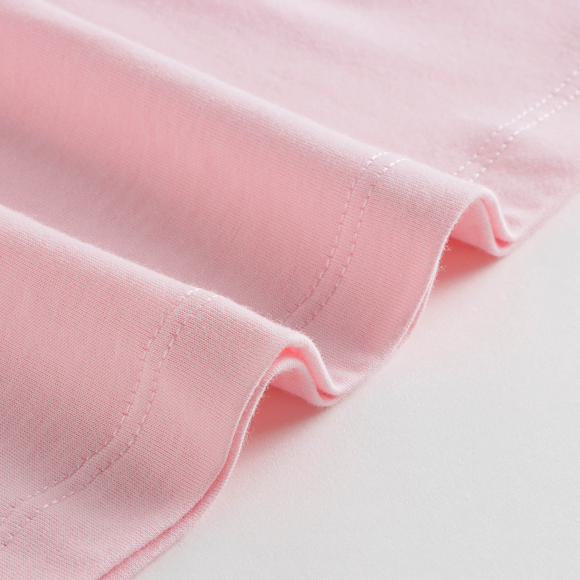 Girls Pink Bear Printed Cotton Dress