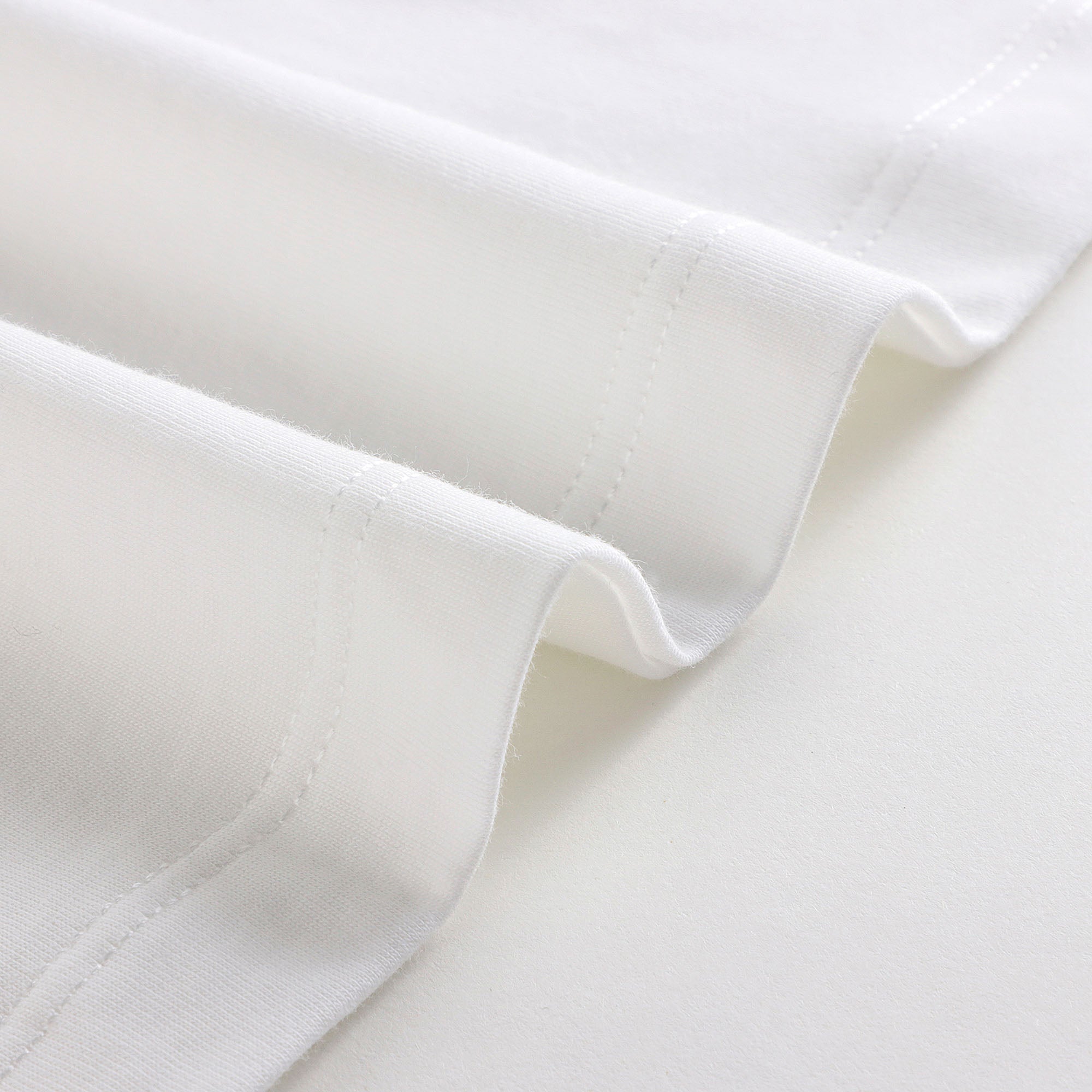 Girls White Bear Printed Cotton Dress