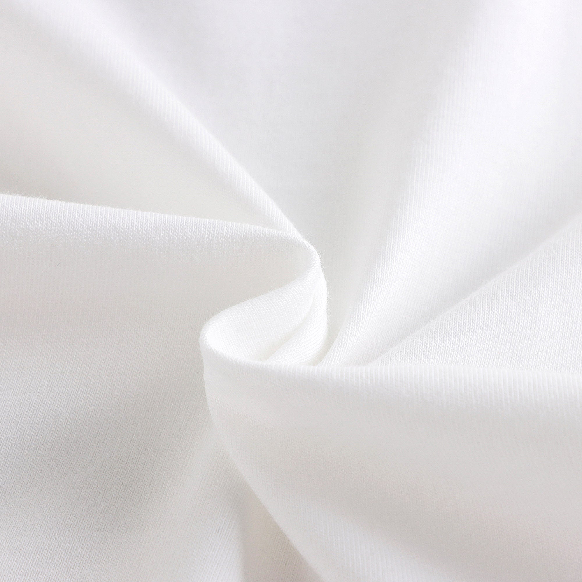 Girls White Bear Printed Cotton Dress