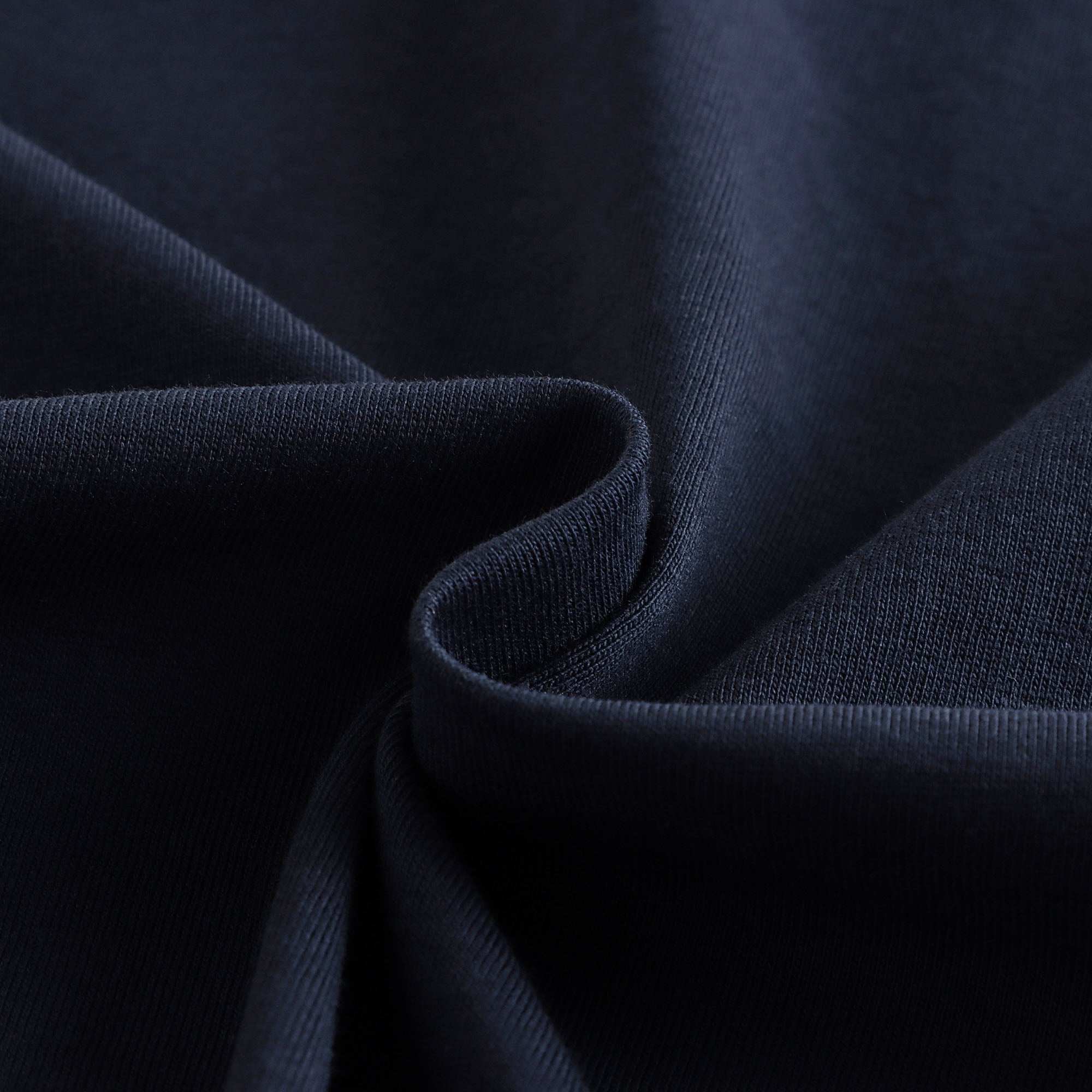 Girls Navy Cherry Printed Cotton T-Shirt