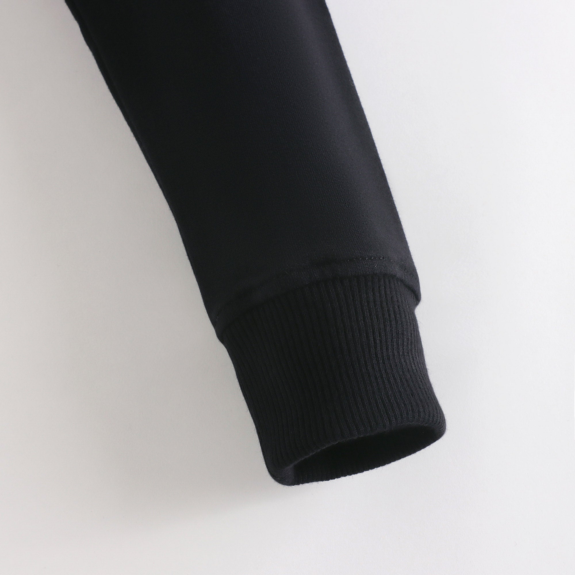 Boys & Girls Black Bear Patch Cotton Sweatshirt