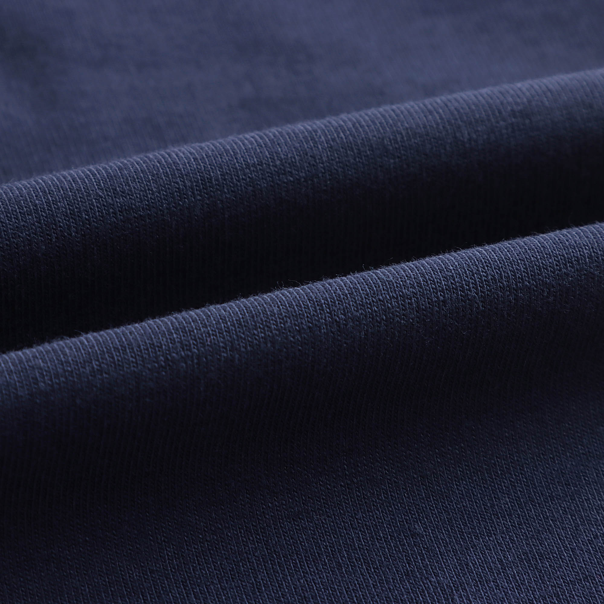 Girls Navy Logo Cotton Leggings