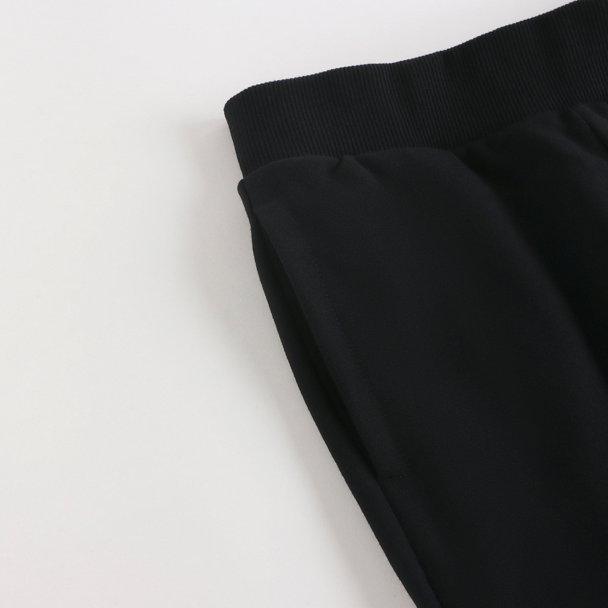 Boys & Girls Black Bear Printed Cotton Trousers