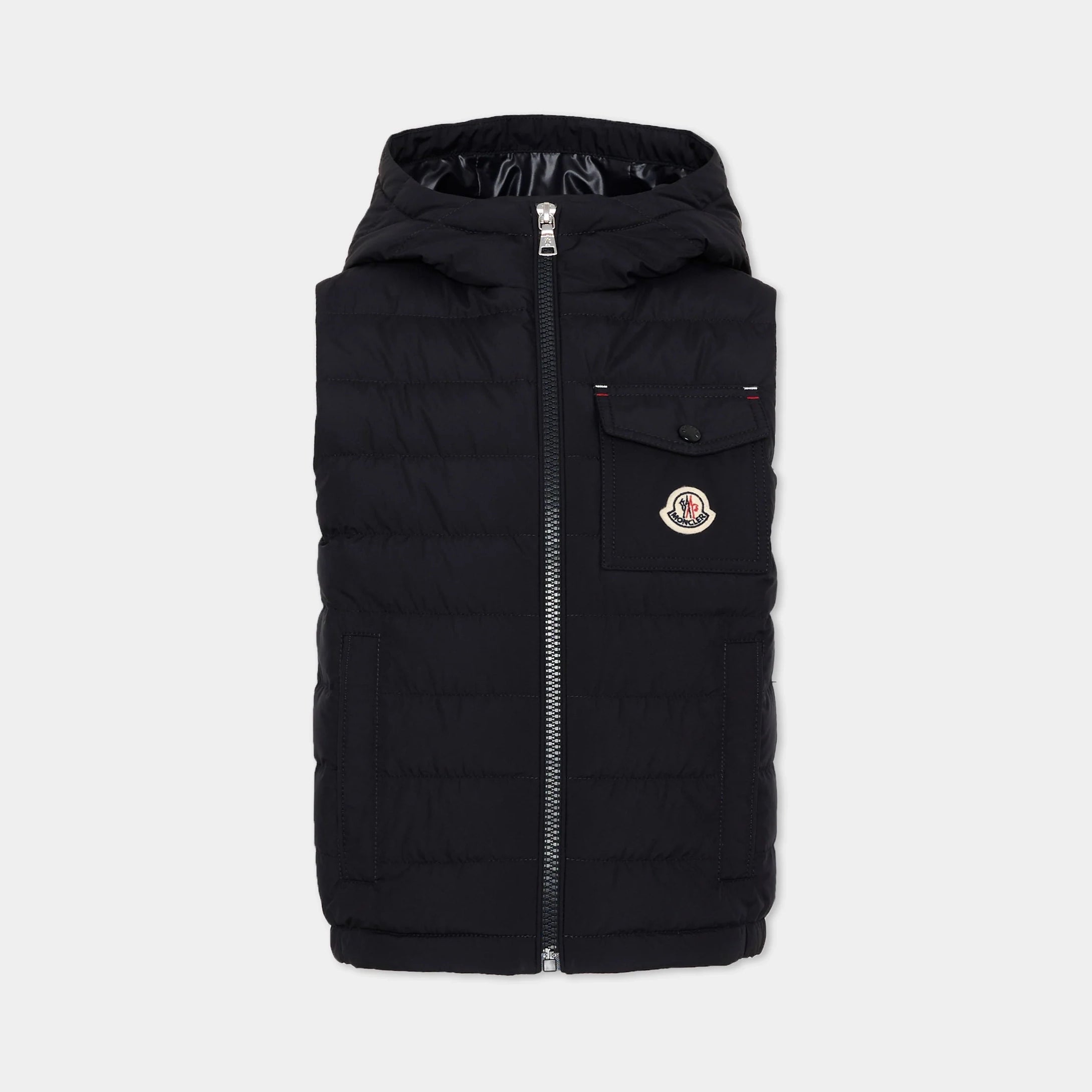 Boys Navy "WYSTAN" Padded Down Gilet