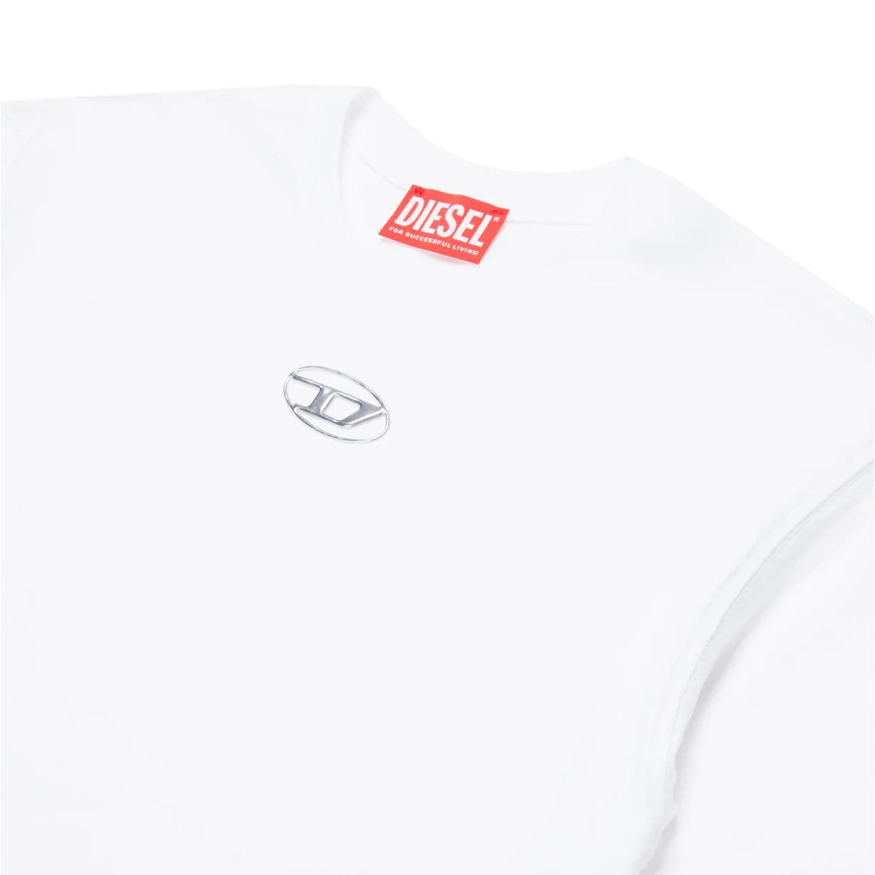 Boys & Girls White Cotton T-Shirt