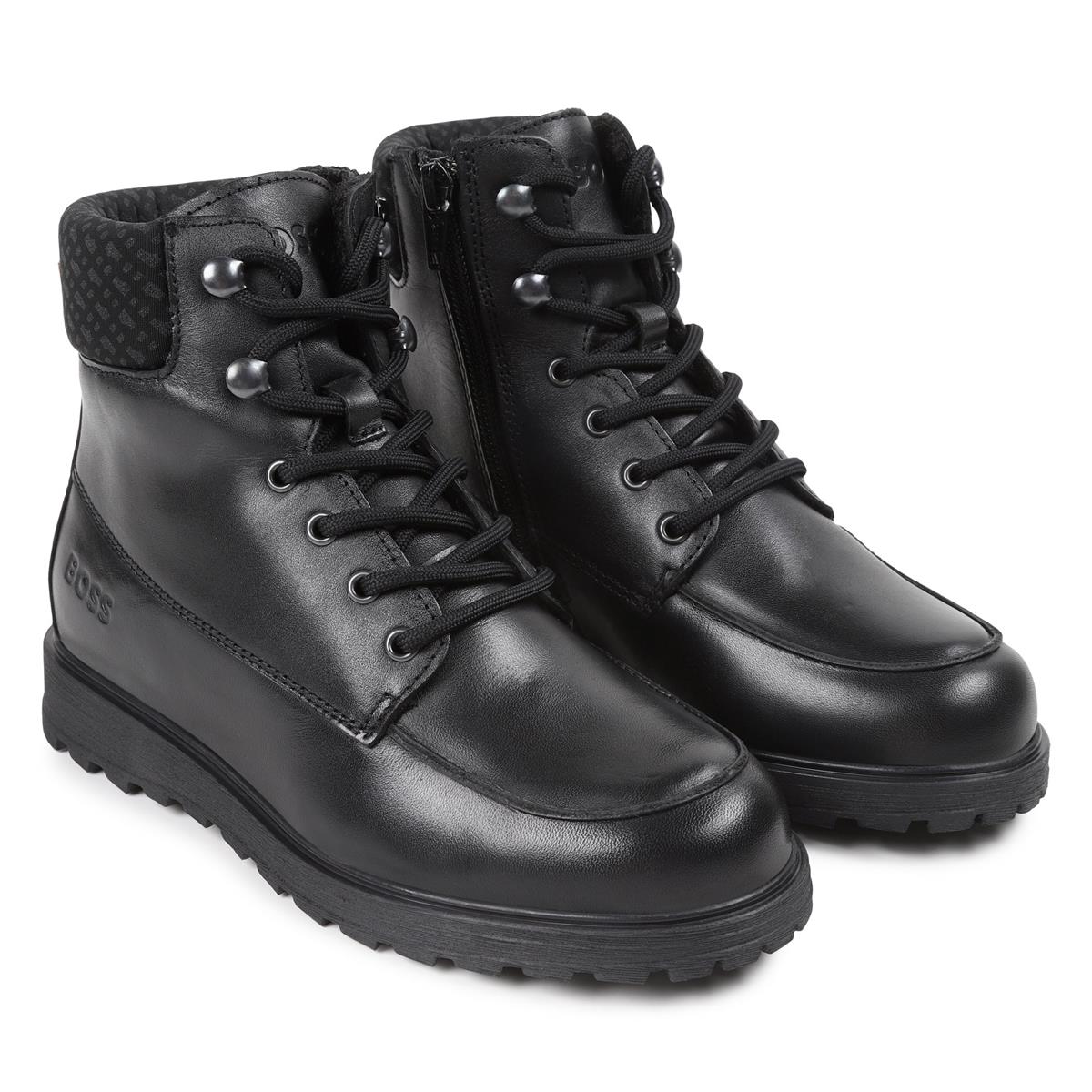 Boys Black Shoes