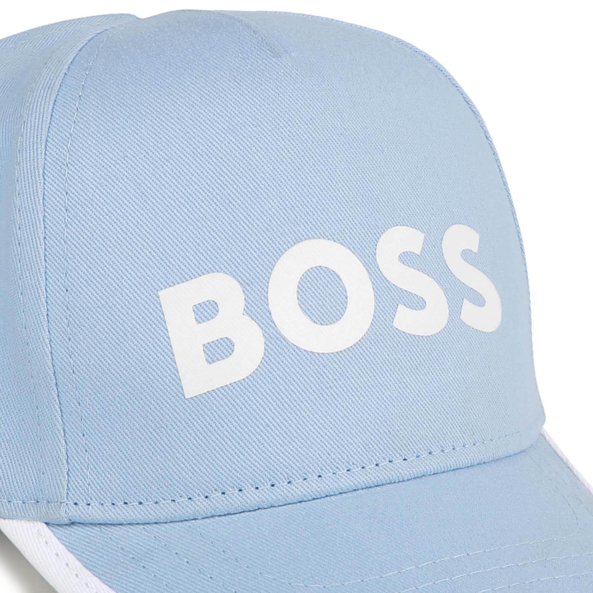 Baby Boys Light Blue Logo Baseball Cap