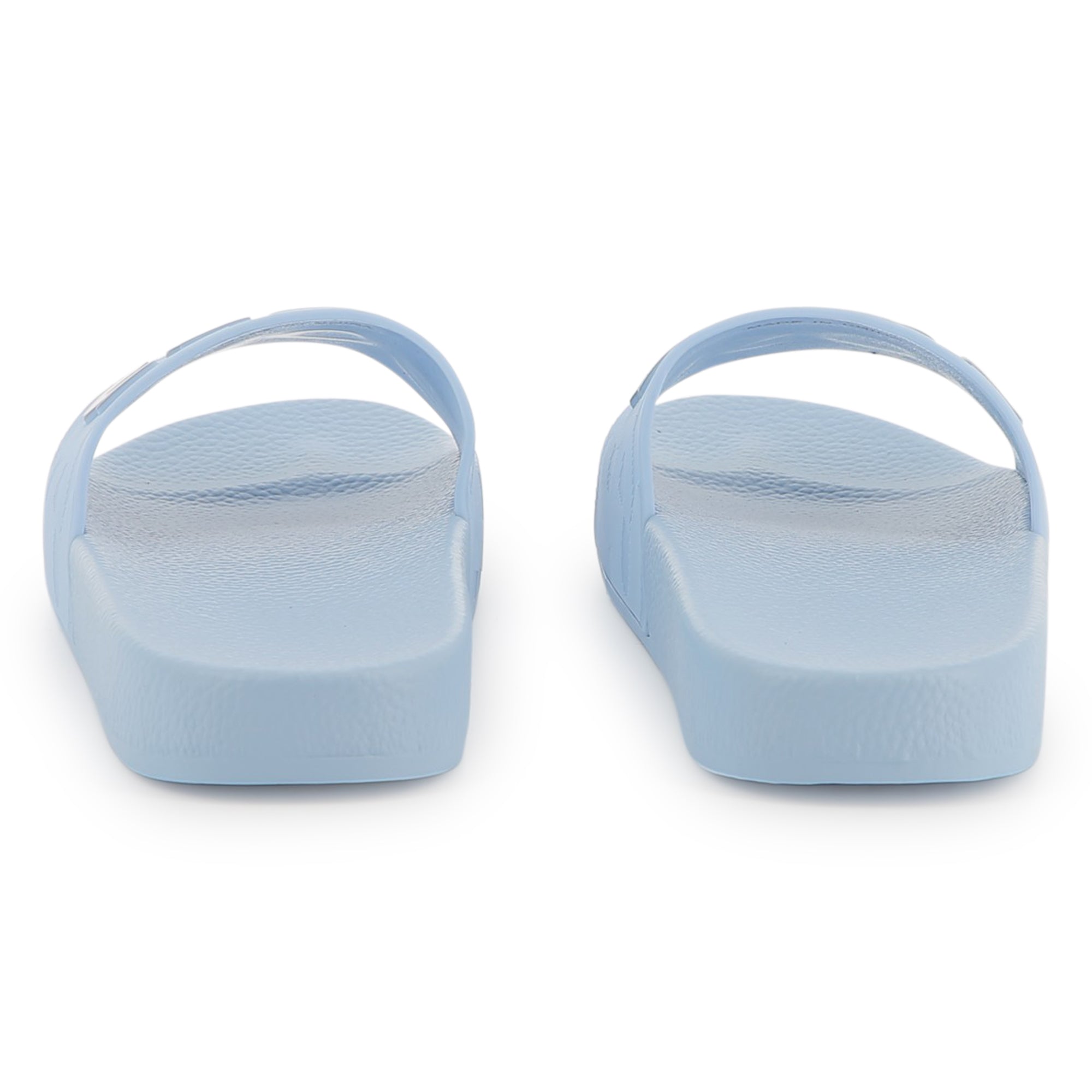 Boys & Girls Blue Logo Rubber Slippers