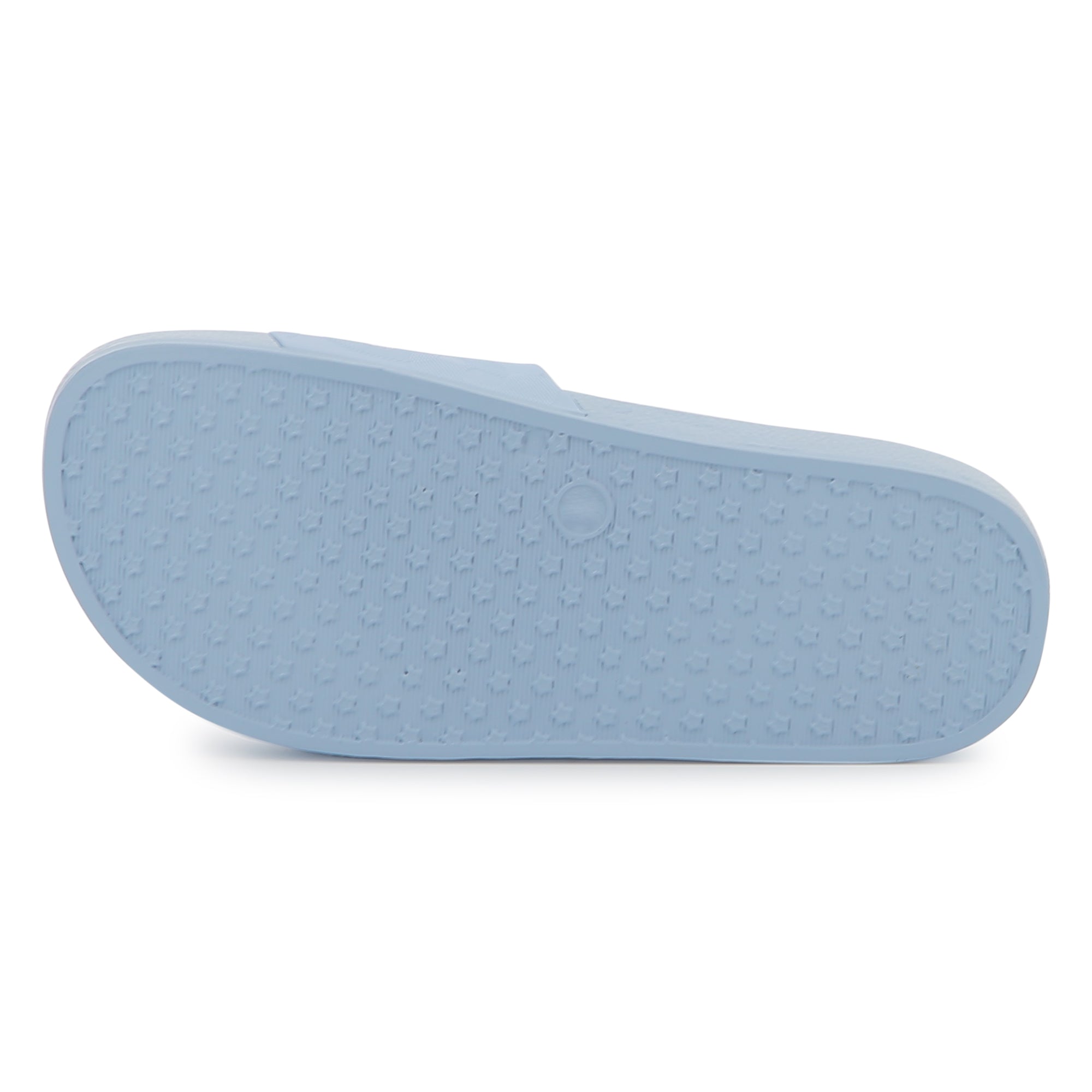 Boys & Girls Blue Logo Rubber Slippers