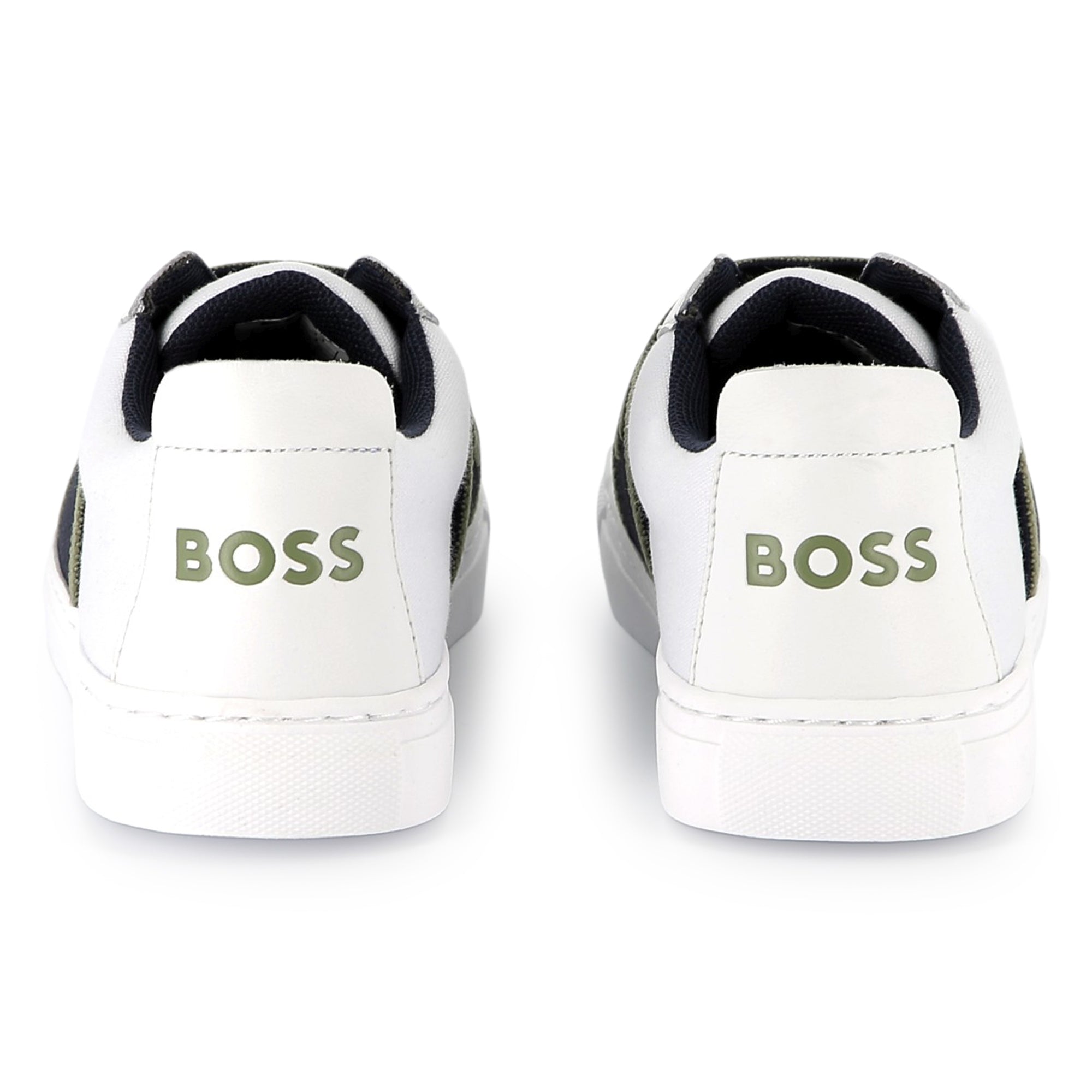 Boys White Logo Shoes