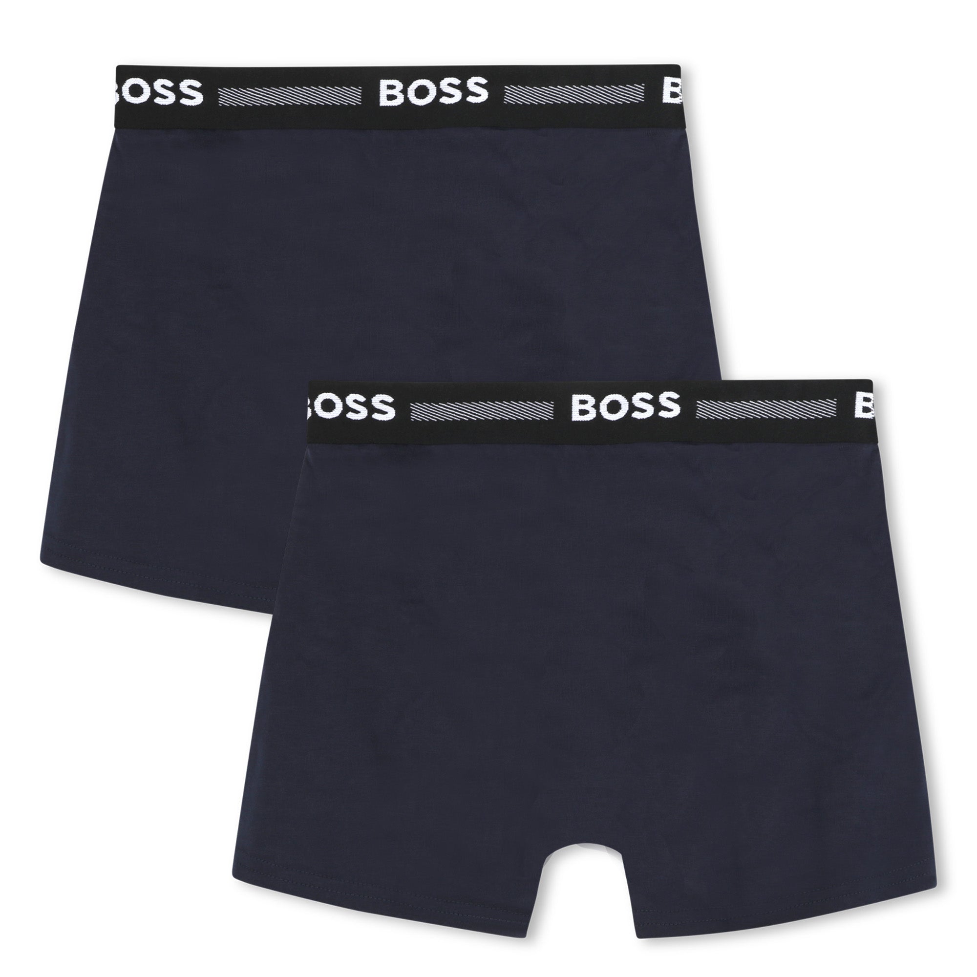 Boys Navy Cotton Underwear Set(2 Pack)