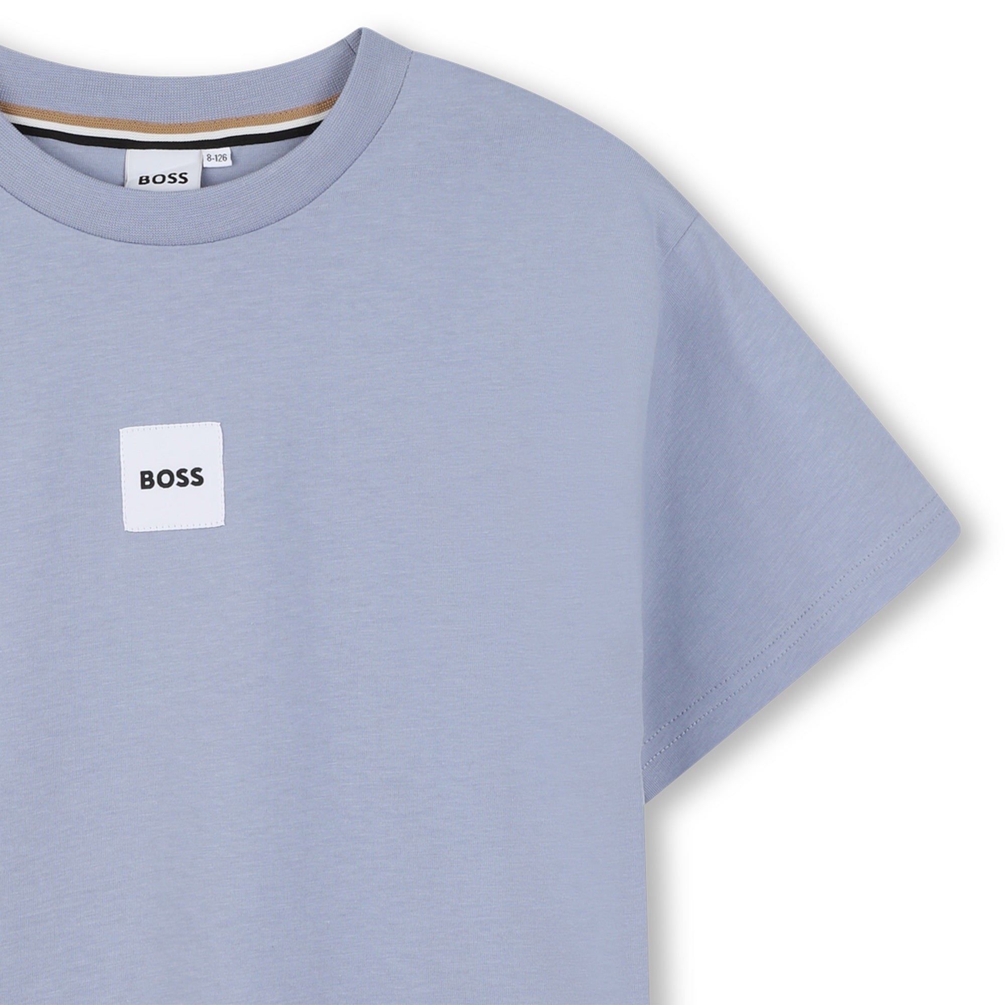 Boys Blue Cotton T-Shirt