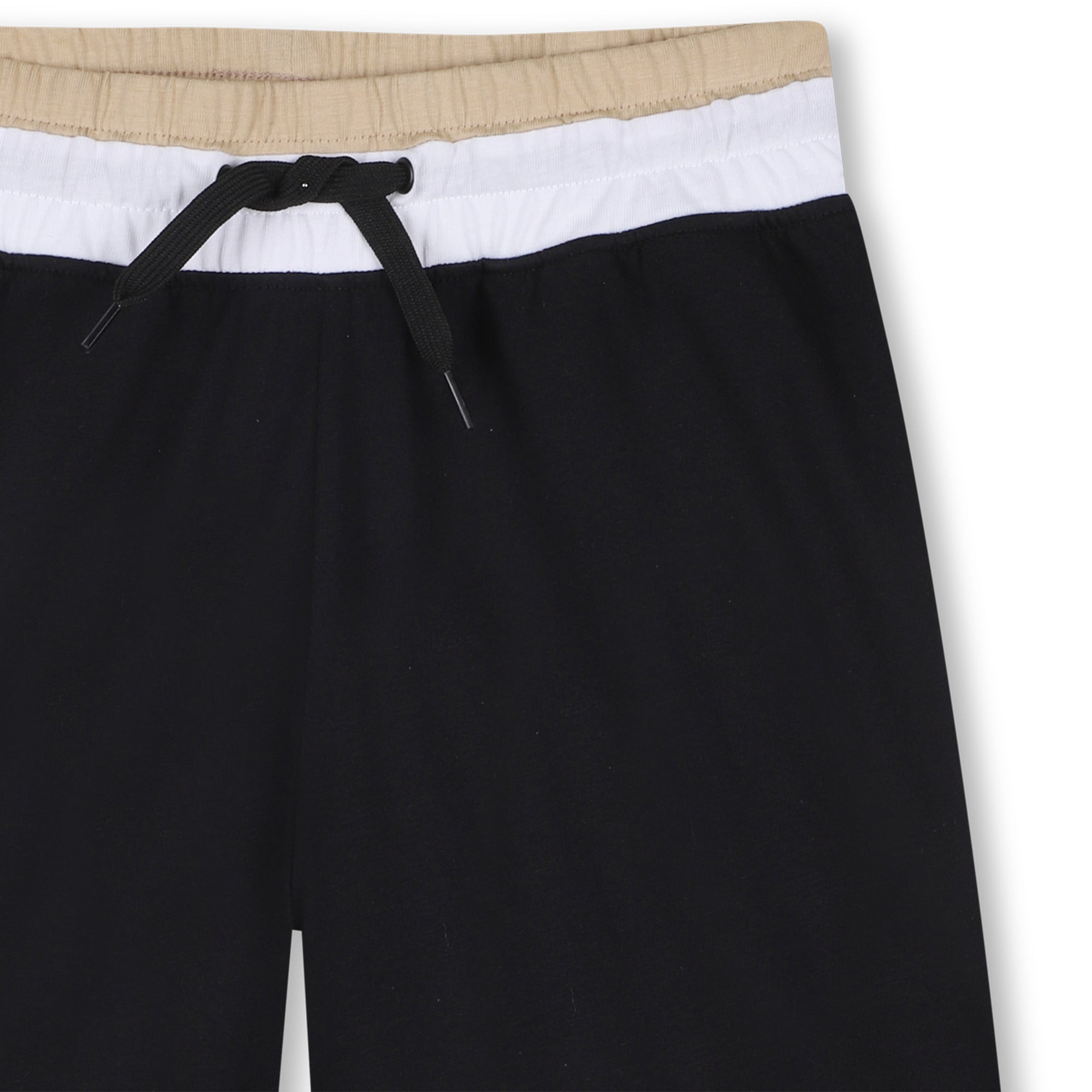Boys Black Cotton T-Shirt & Shorts Set