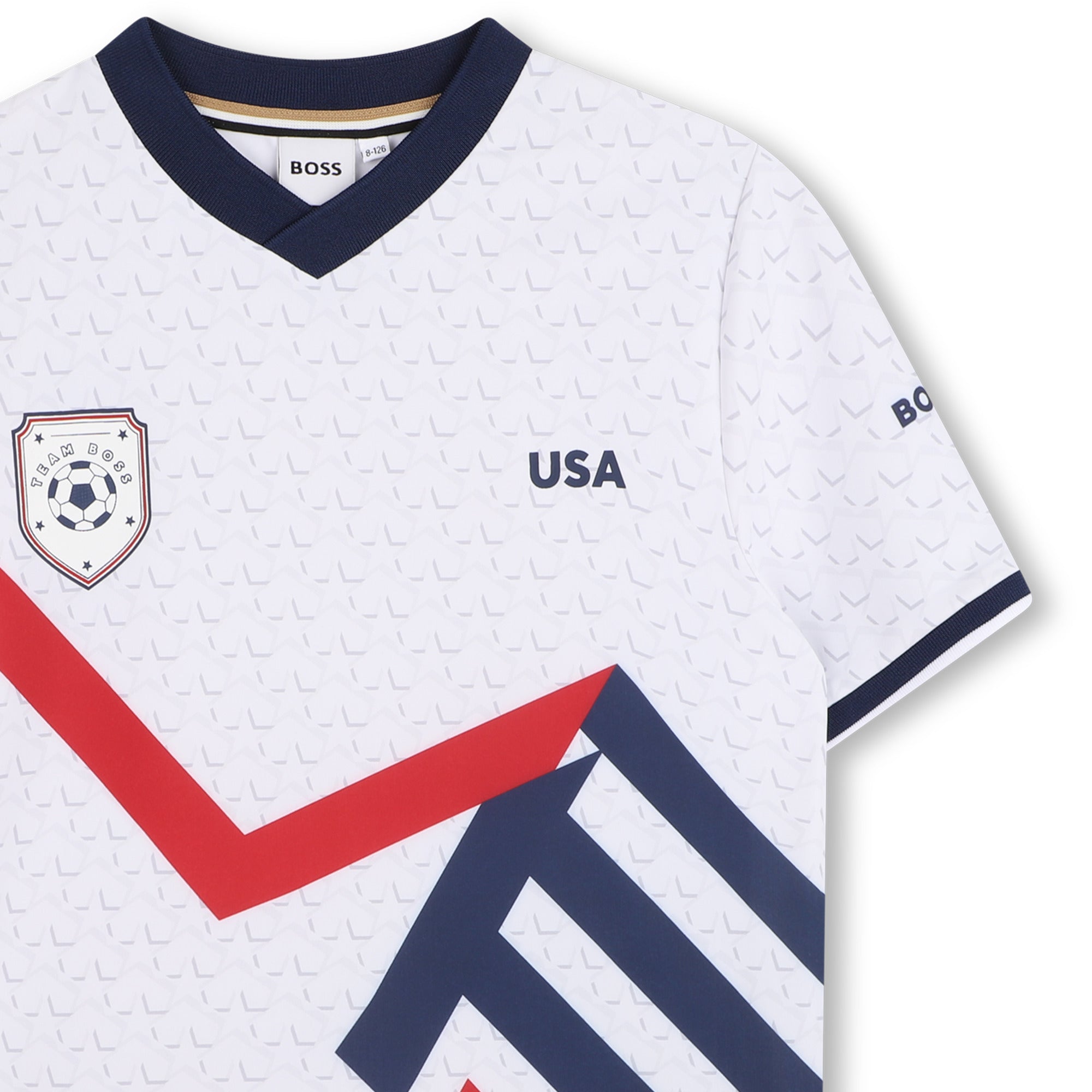 Boys White Football World Cup T-Shirt