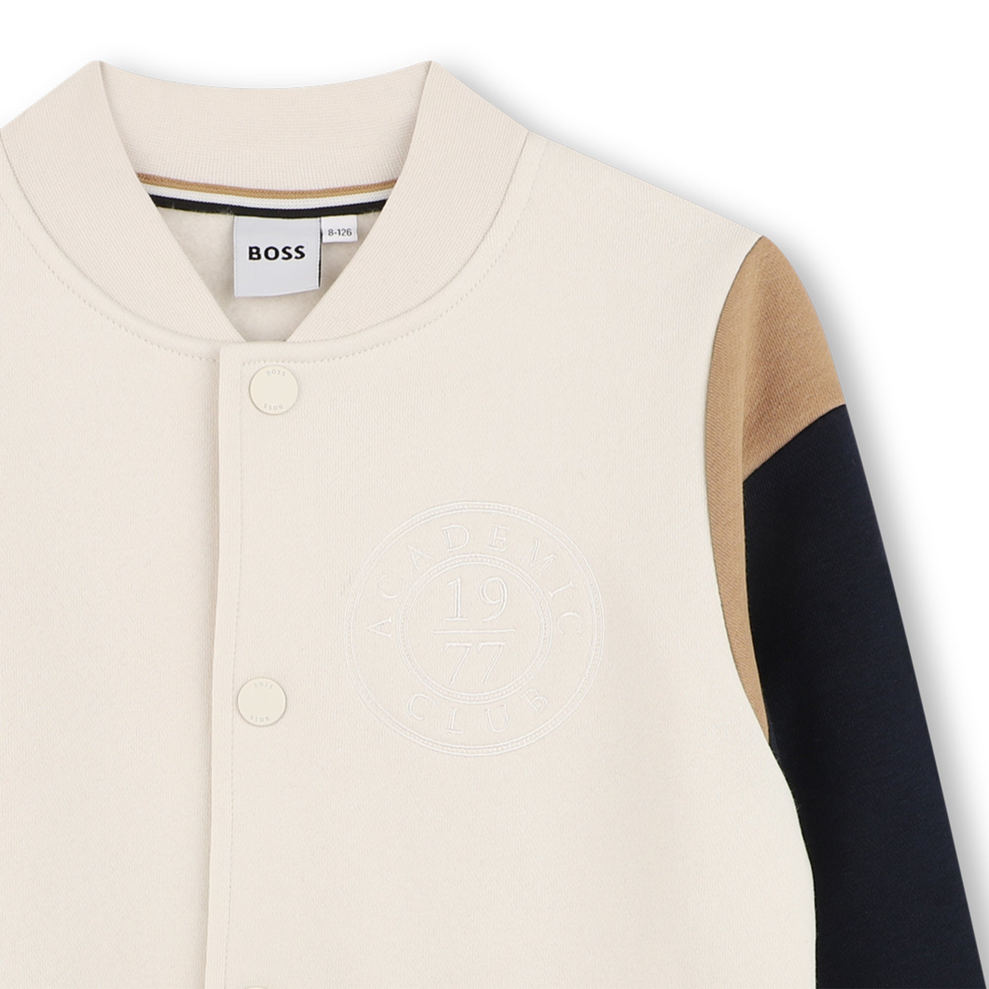 Boys Ivory Cotton Jacket