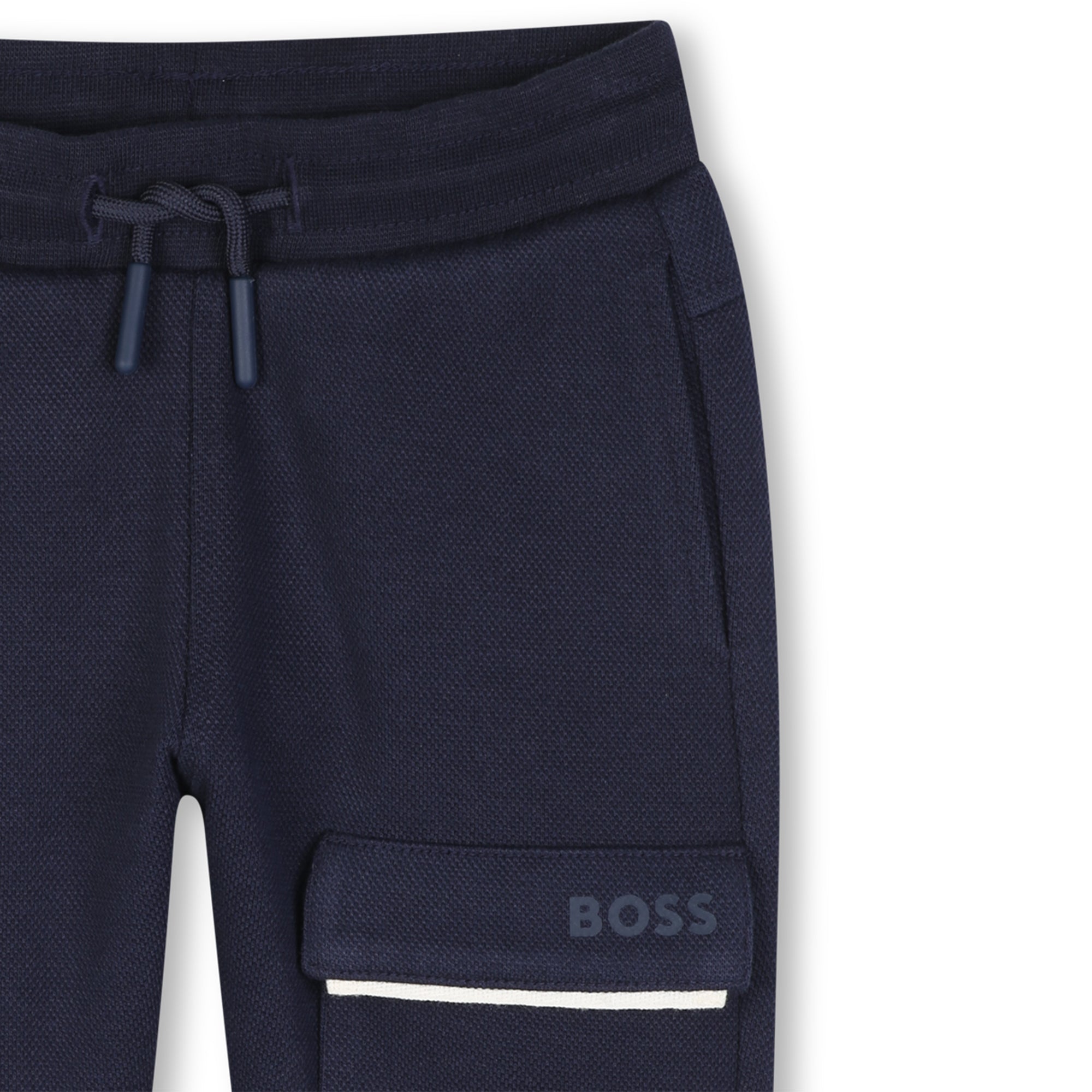 Baby Boys Blue Cotton Trousers