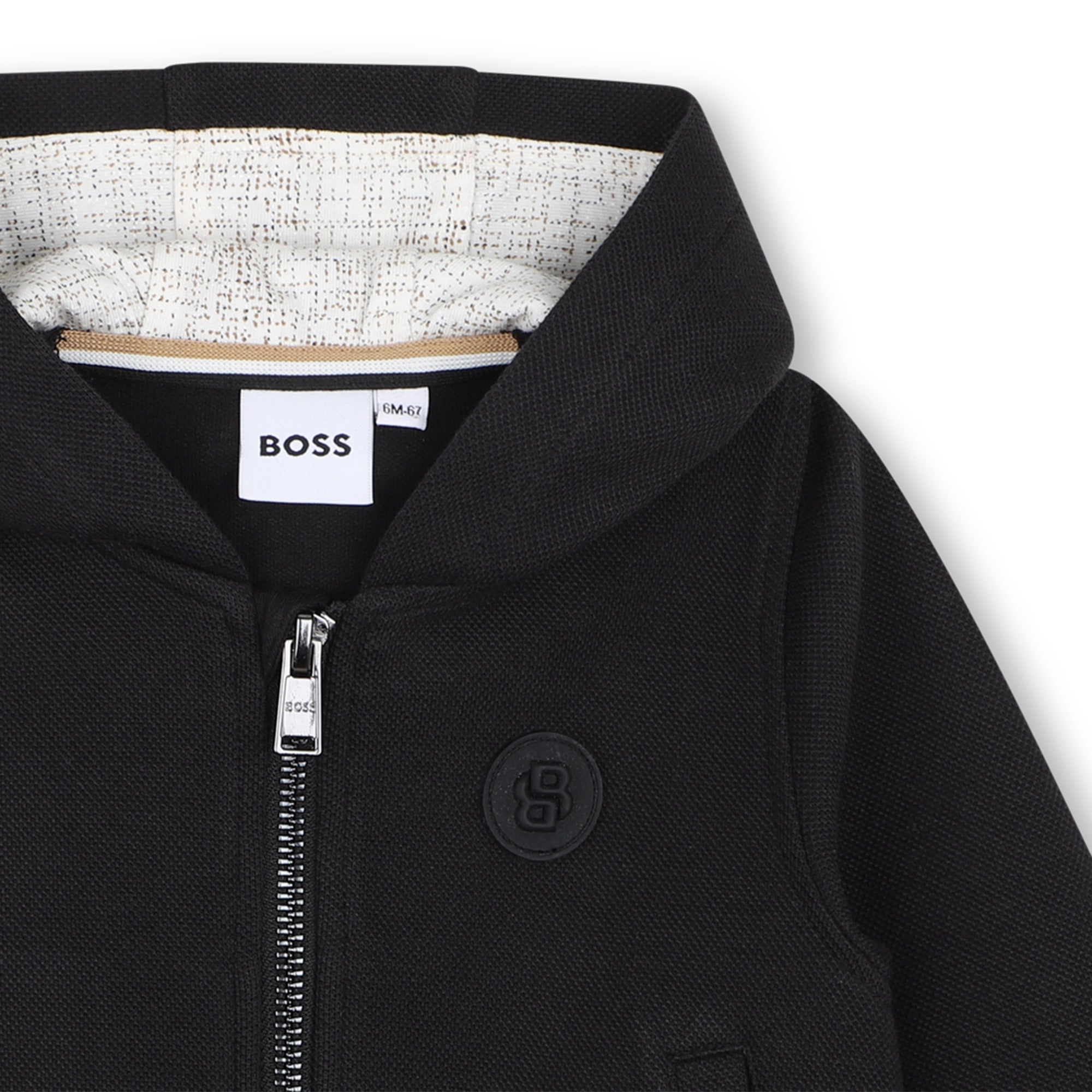 Baby Boys Black Cotton Set