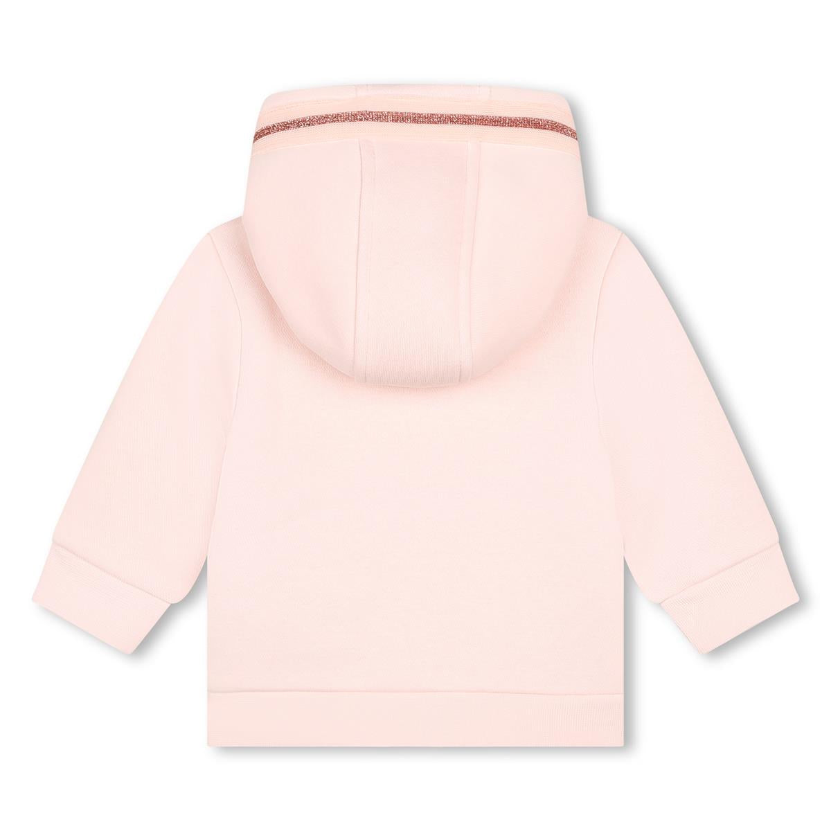 Baby Girls Pink Zip-Up Top