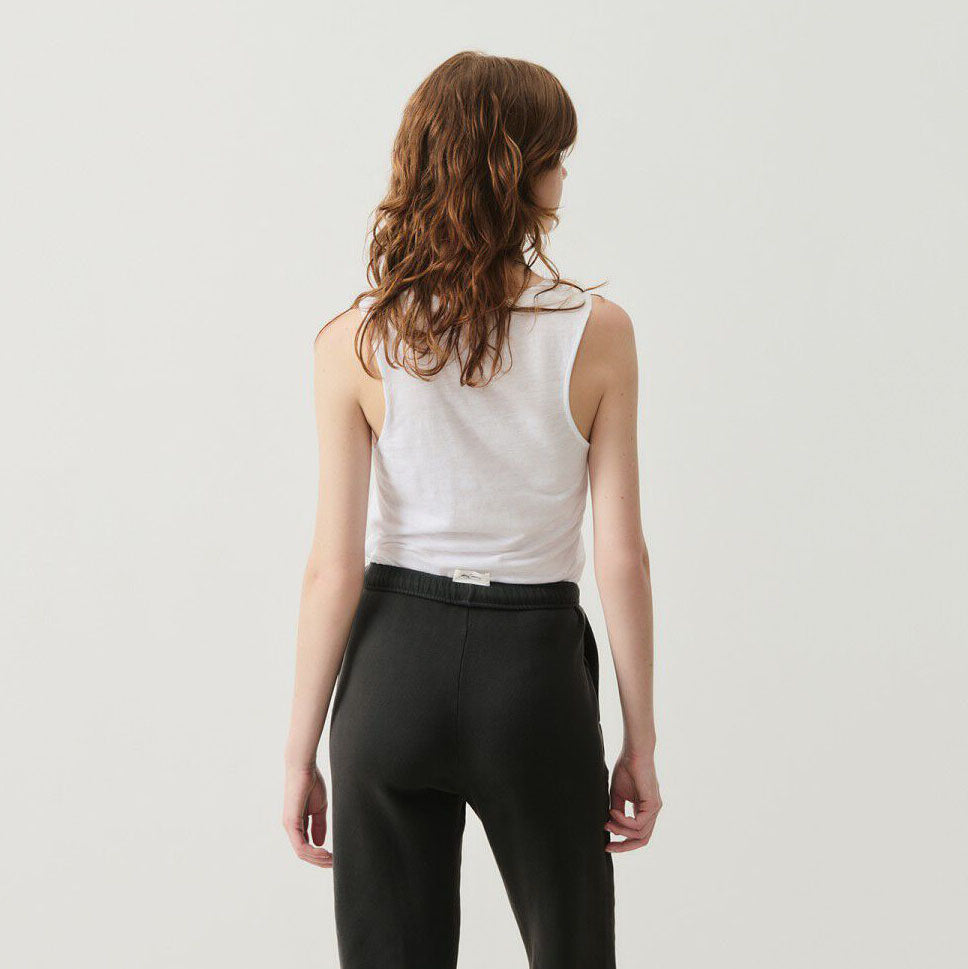 Women White Cotton Vest