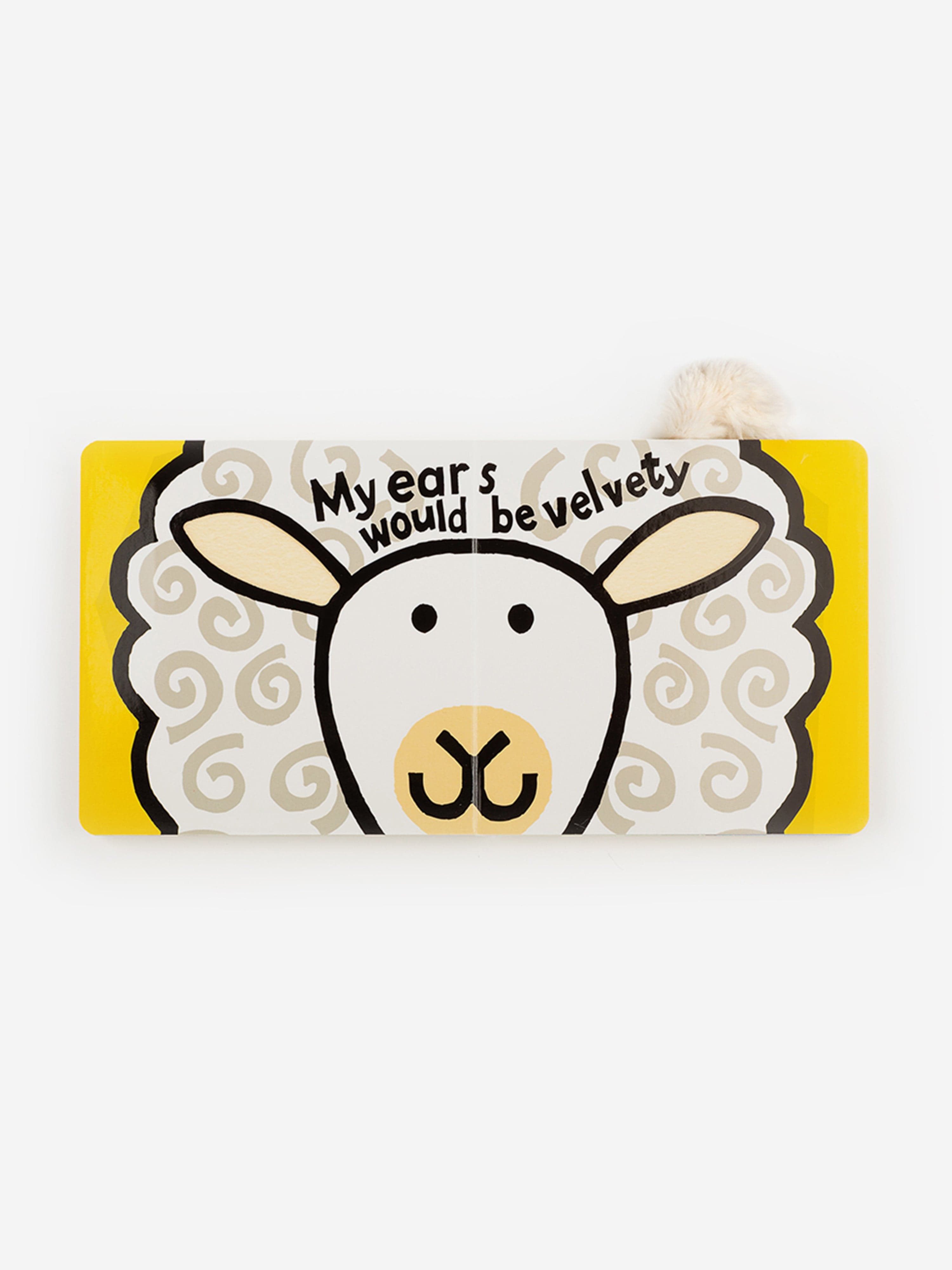 If I Were A Lamb Board Book in White