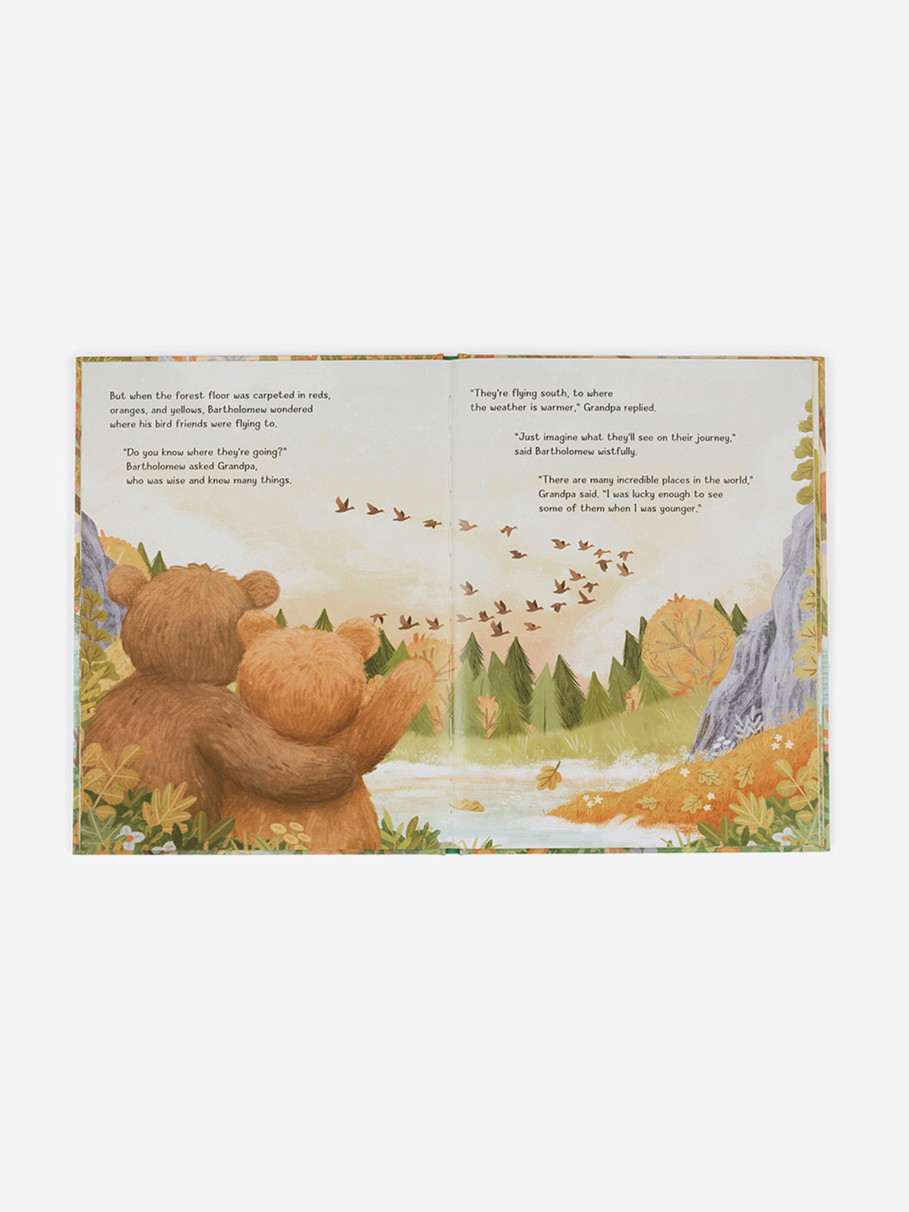 Bartholomew Bear Loves You Book in Yellow