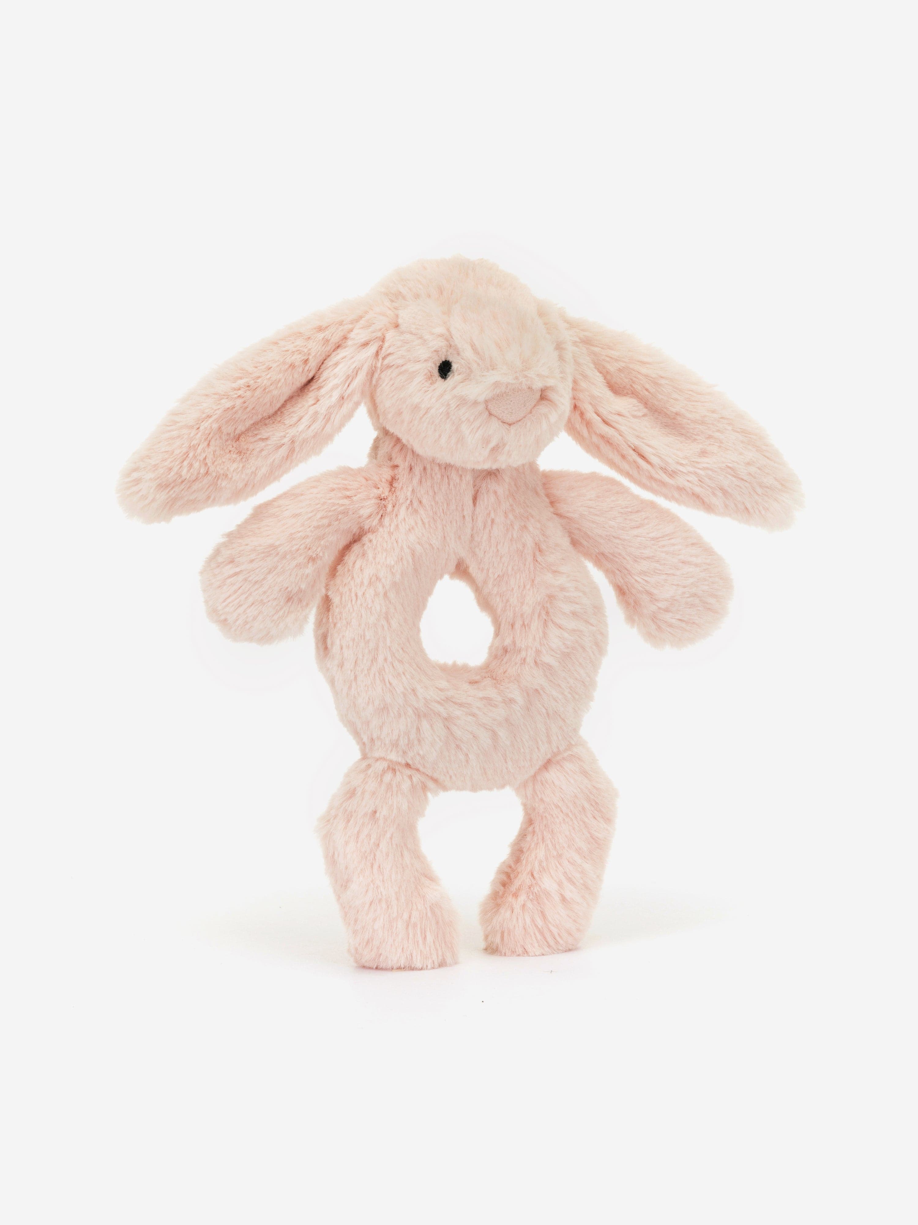 Bashful Blush Bunny Ring Rattle in Pink (18 CM)