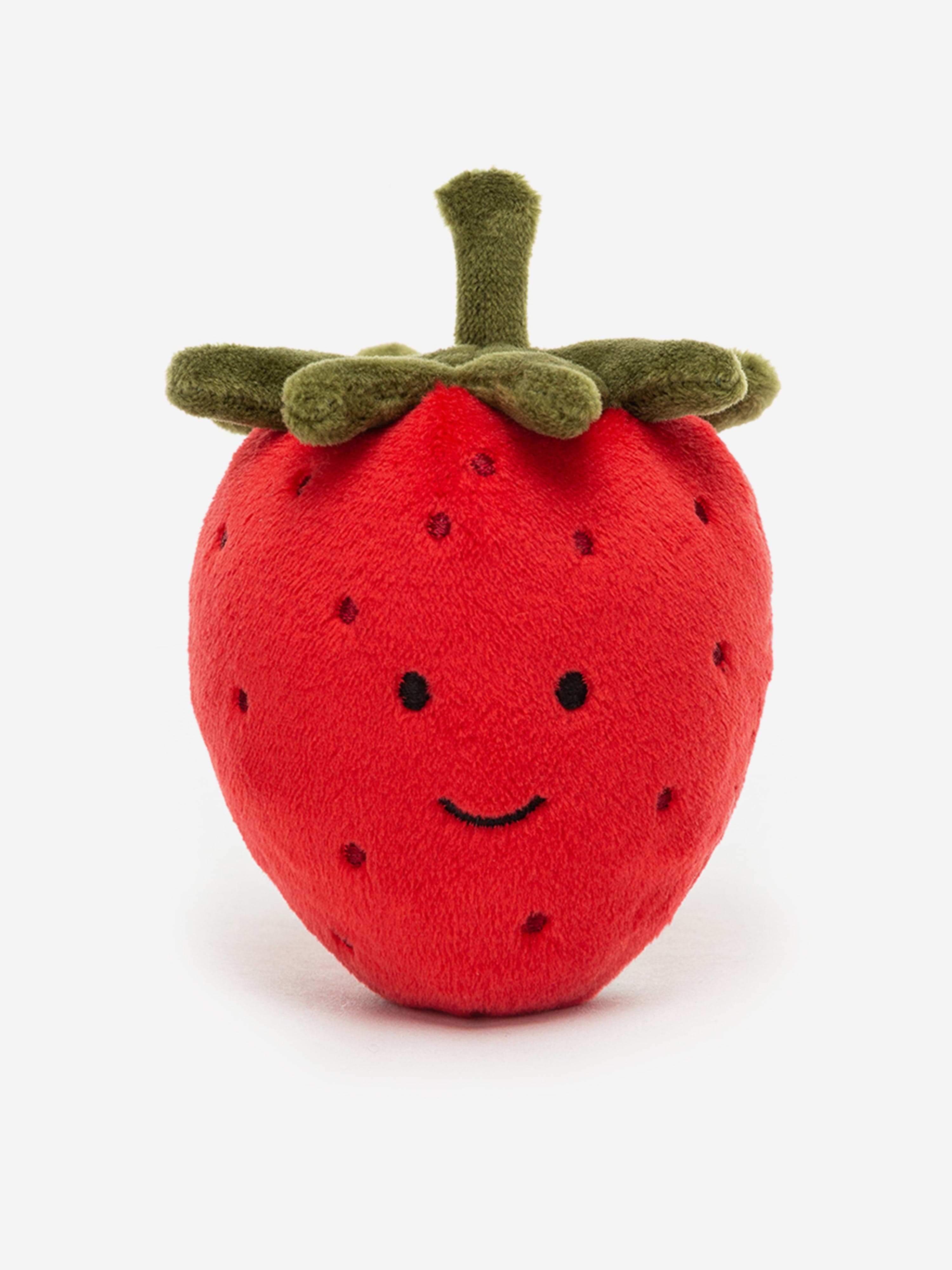 Fabulous Fruit Strawberry Soft Toy in Red (8 CM)