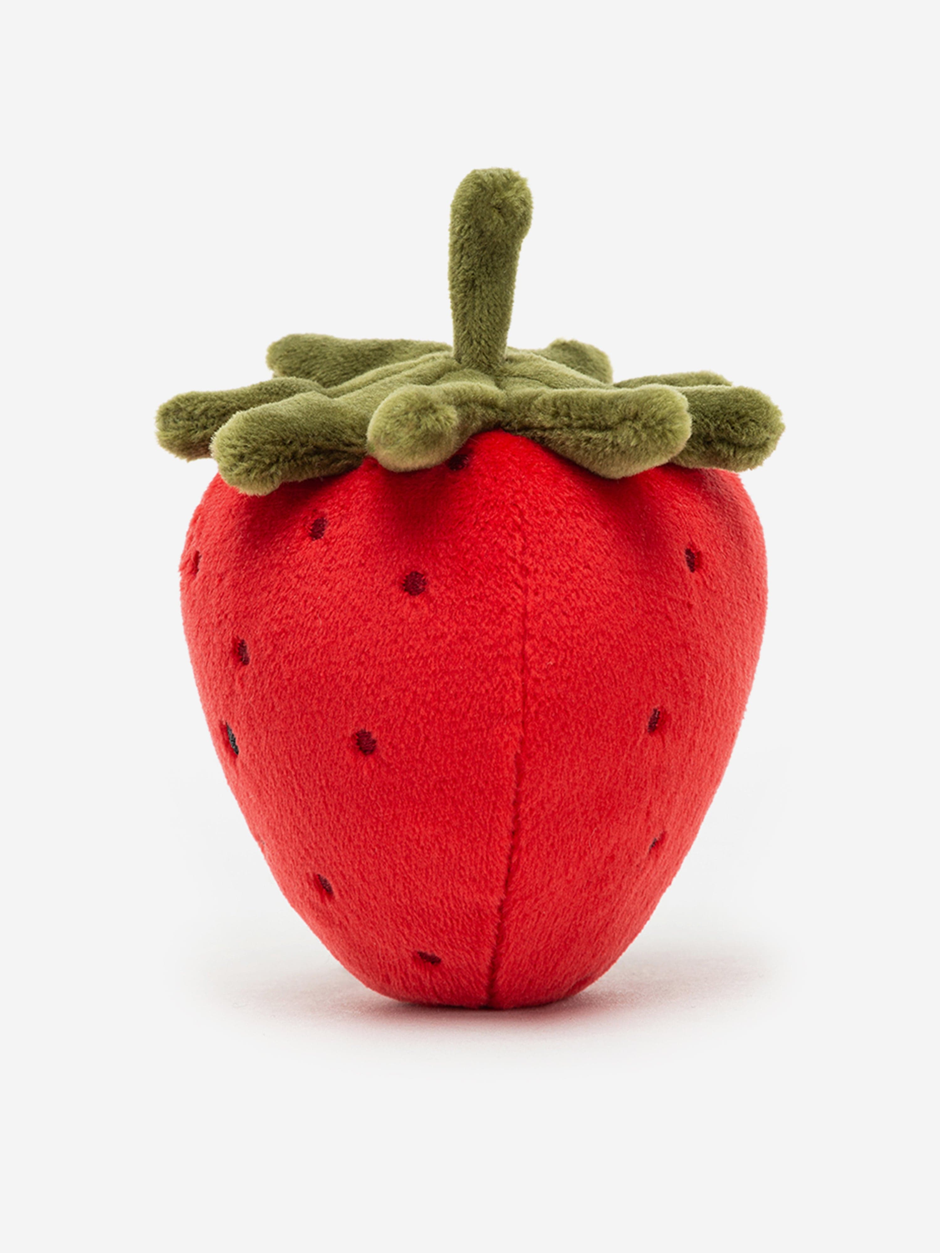Fabulous Fruit Strawberry Soft Toy in Red (8 CM)