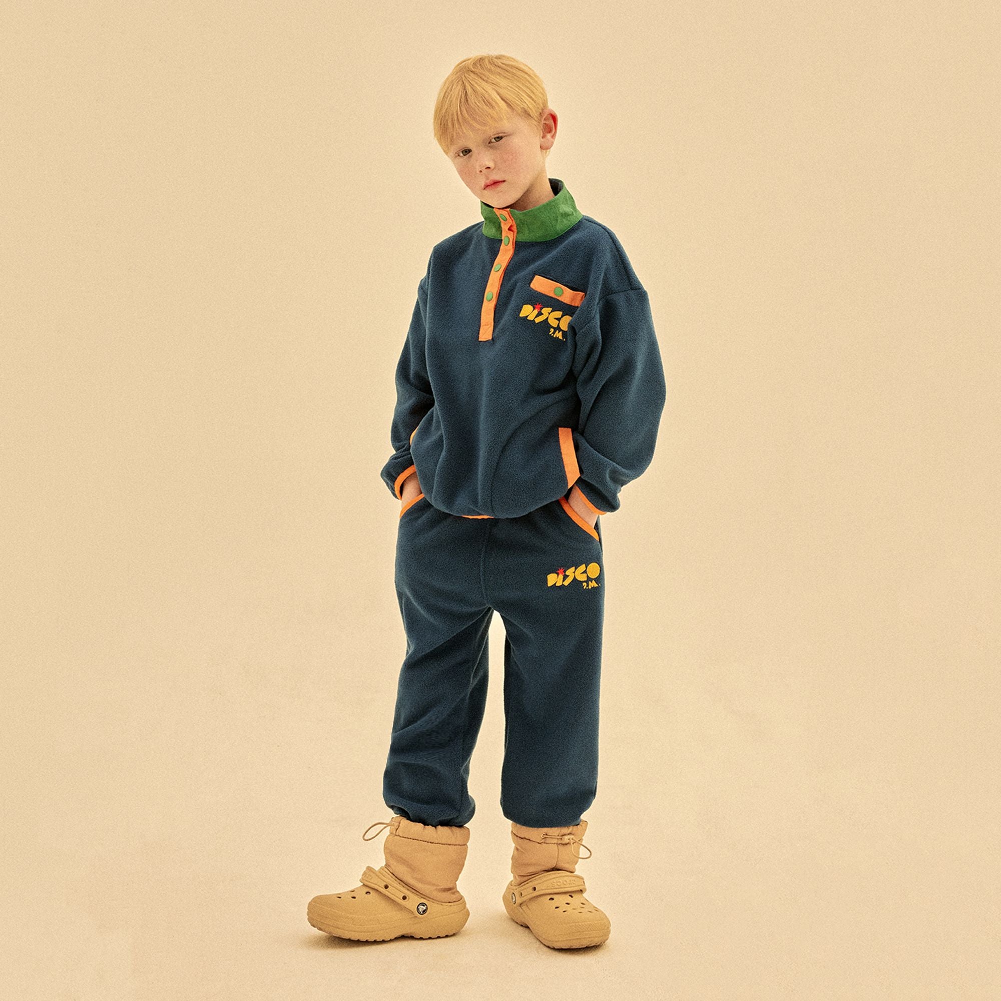 Boys & Girls Navy Fleece Trousers