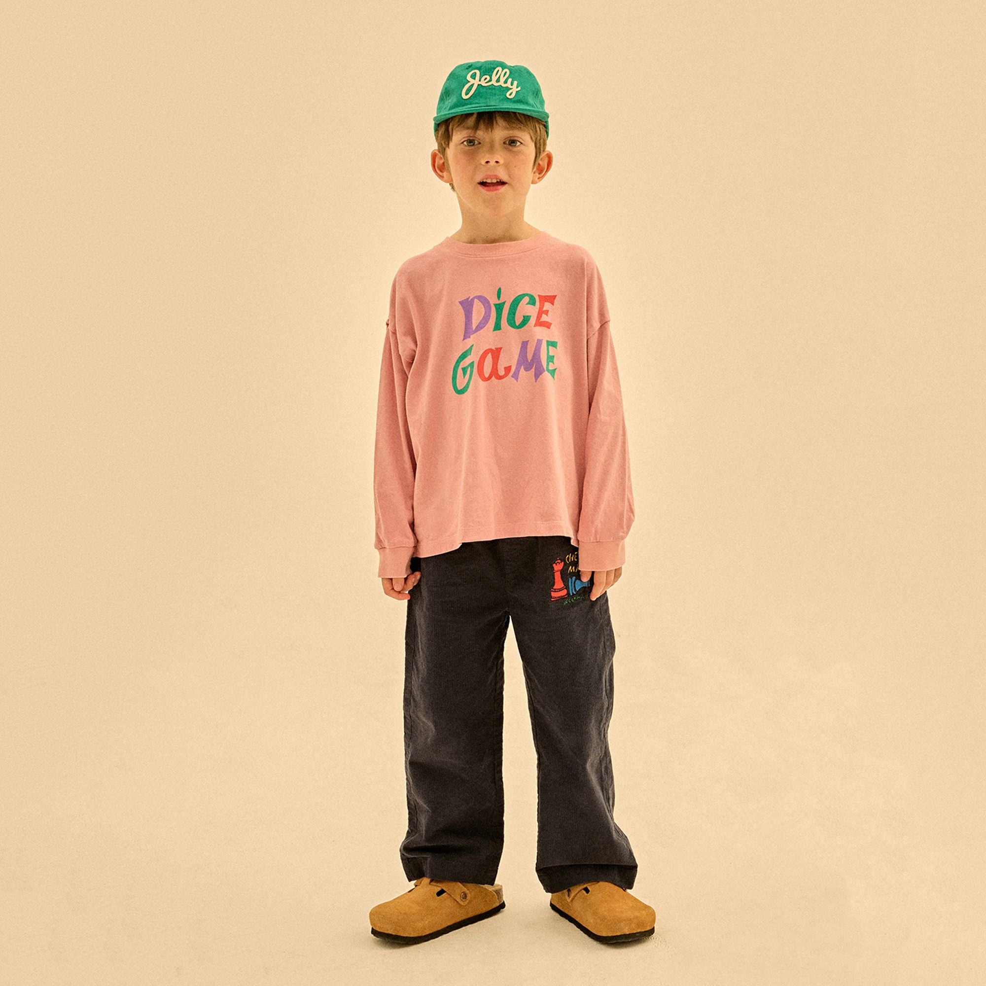 Boys & Girls Pink Logo Cotton Sweatshirt