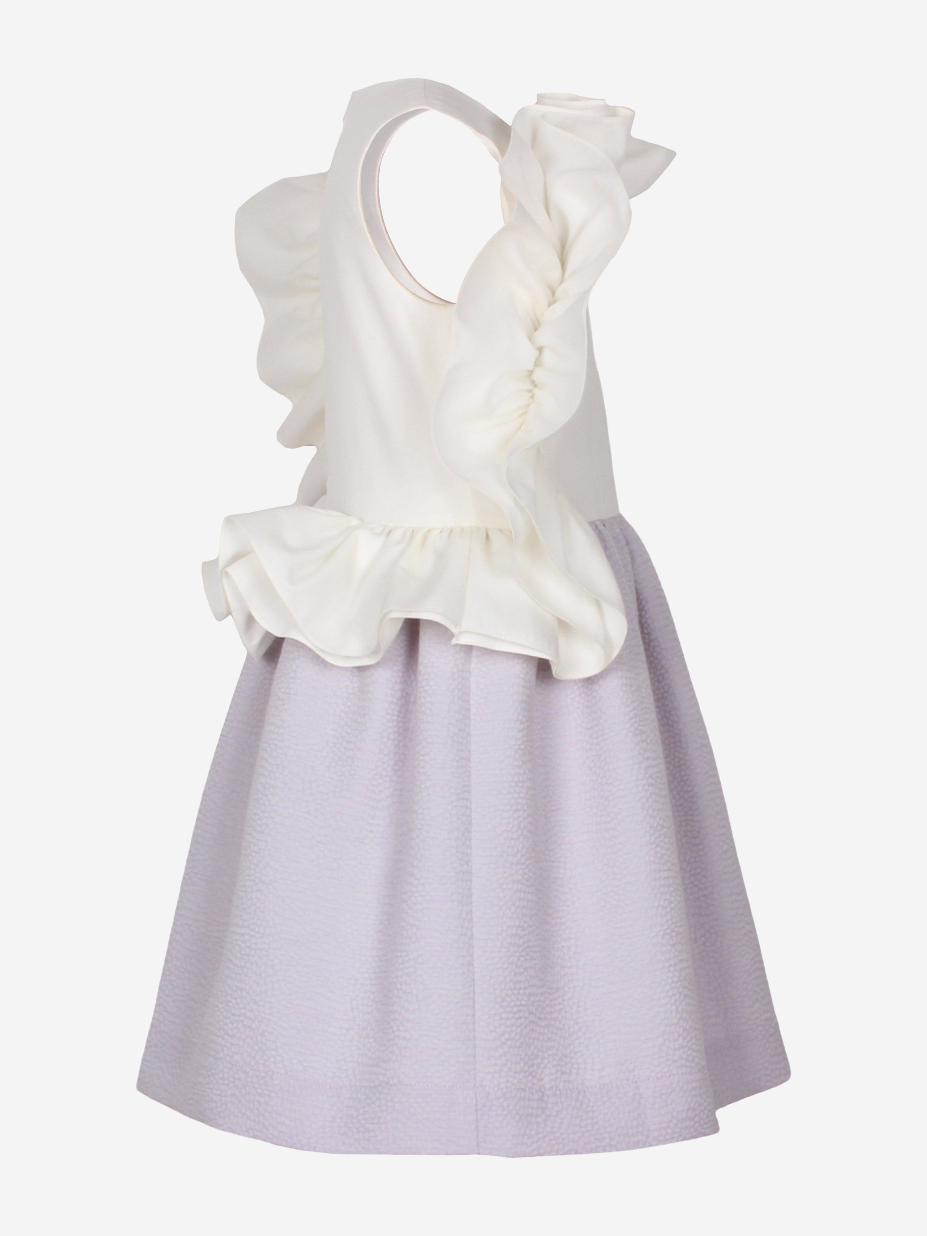 Girls Solstice Dress in Purple