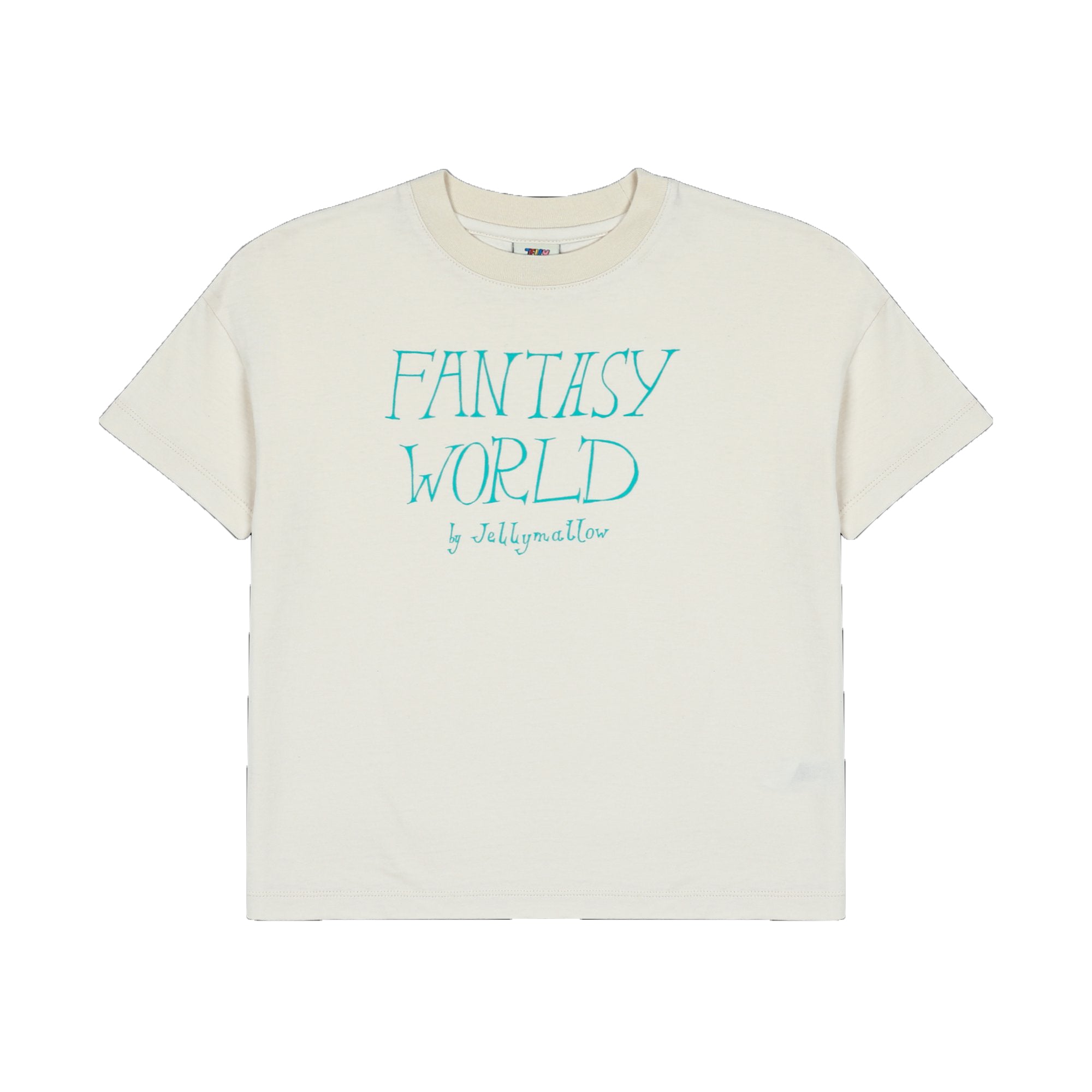 Boys & Girls White Logo Cotton T-Shirts