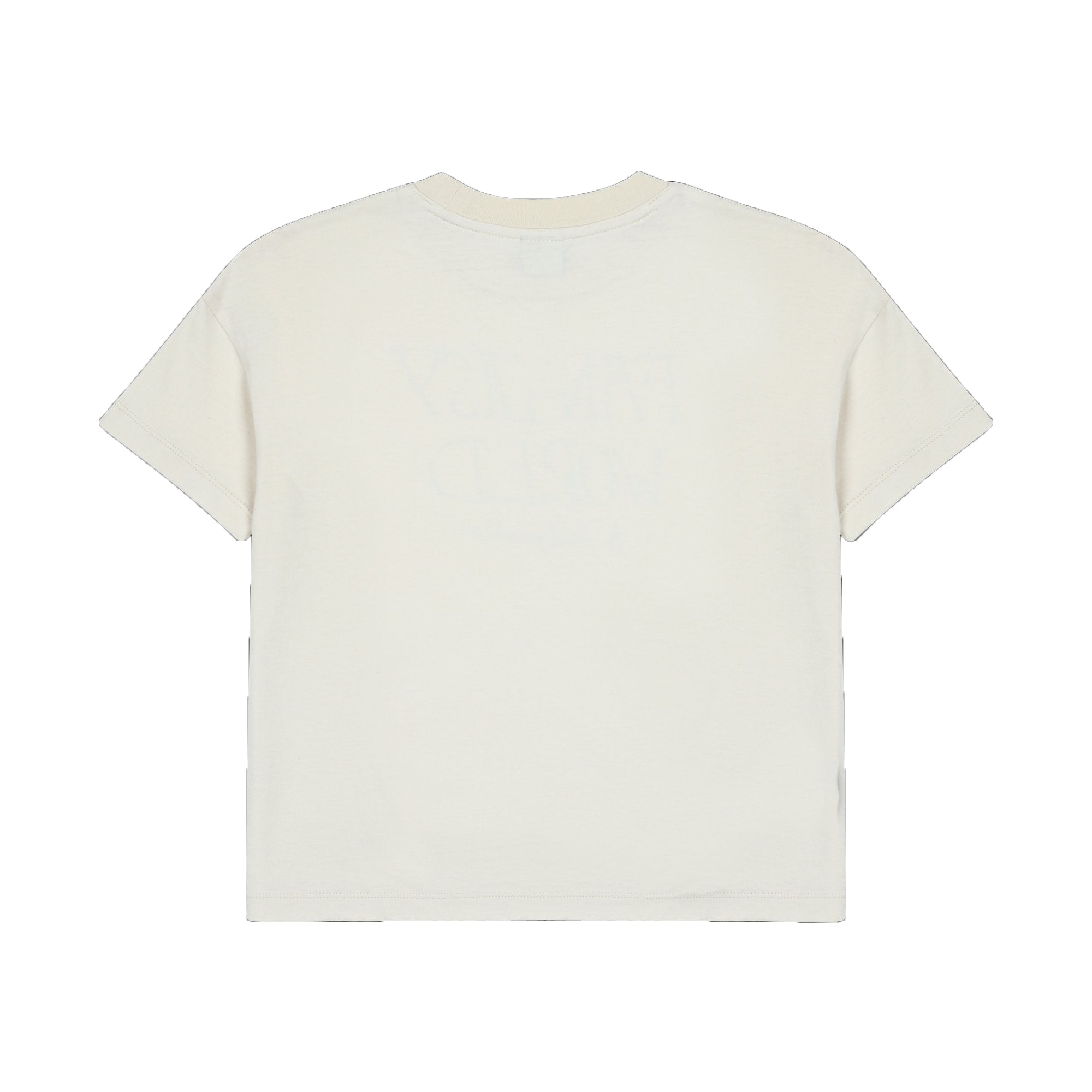 Boys & Girls White Logo Cotton T-Shirts