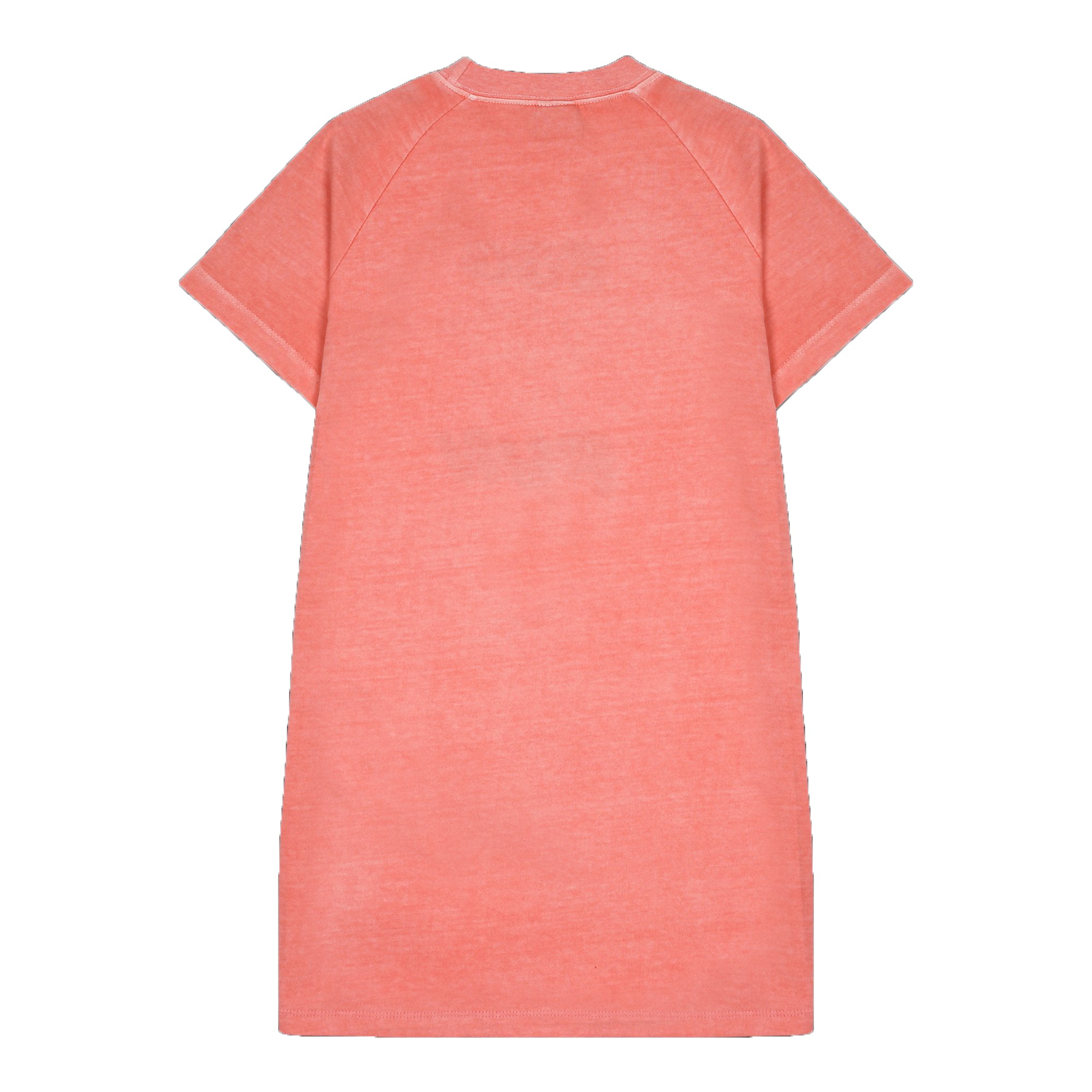 Girls Pink Printed Cotton Dress