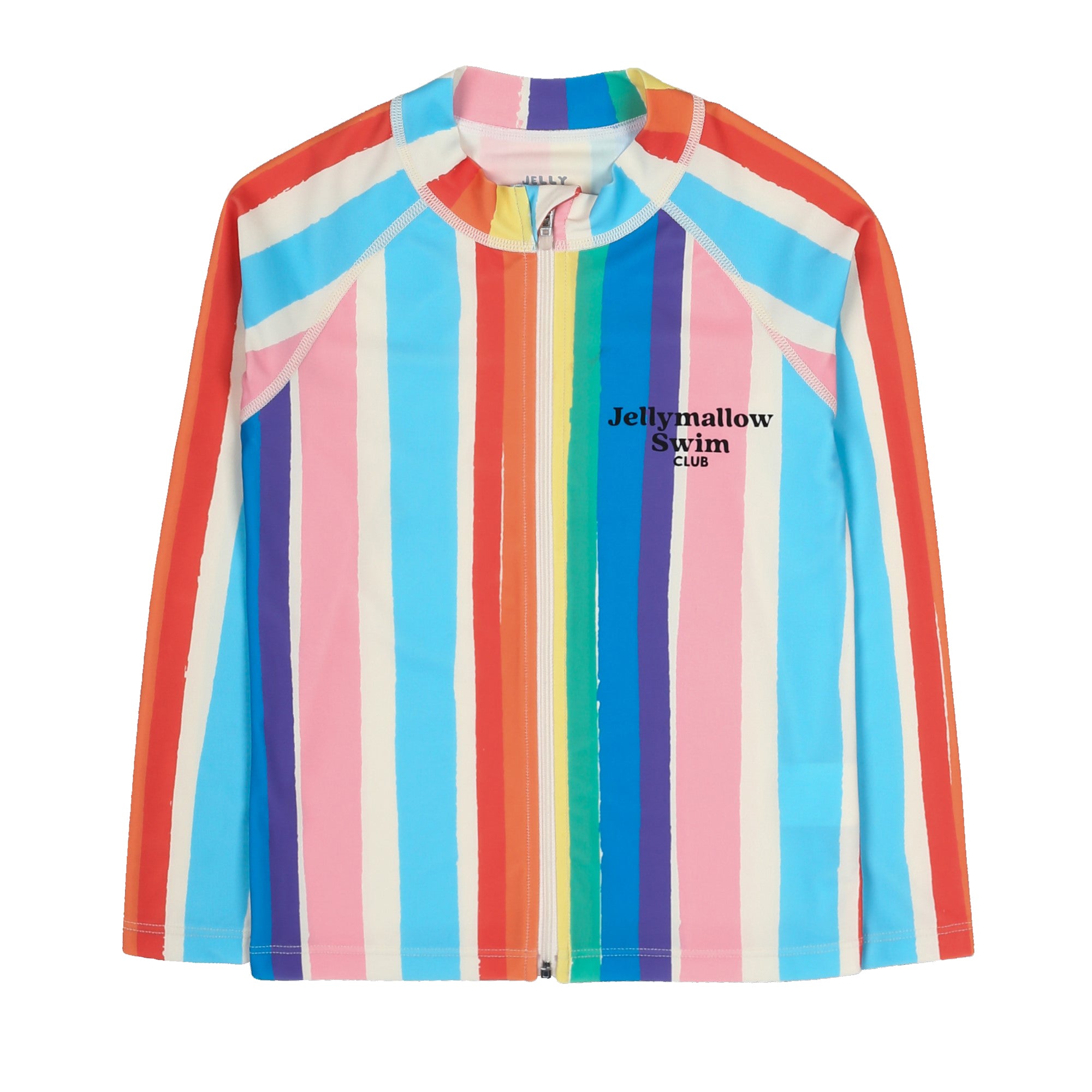 Boys & Girls Colorful Stripes Swim T-Shirt