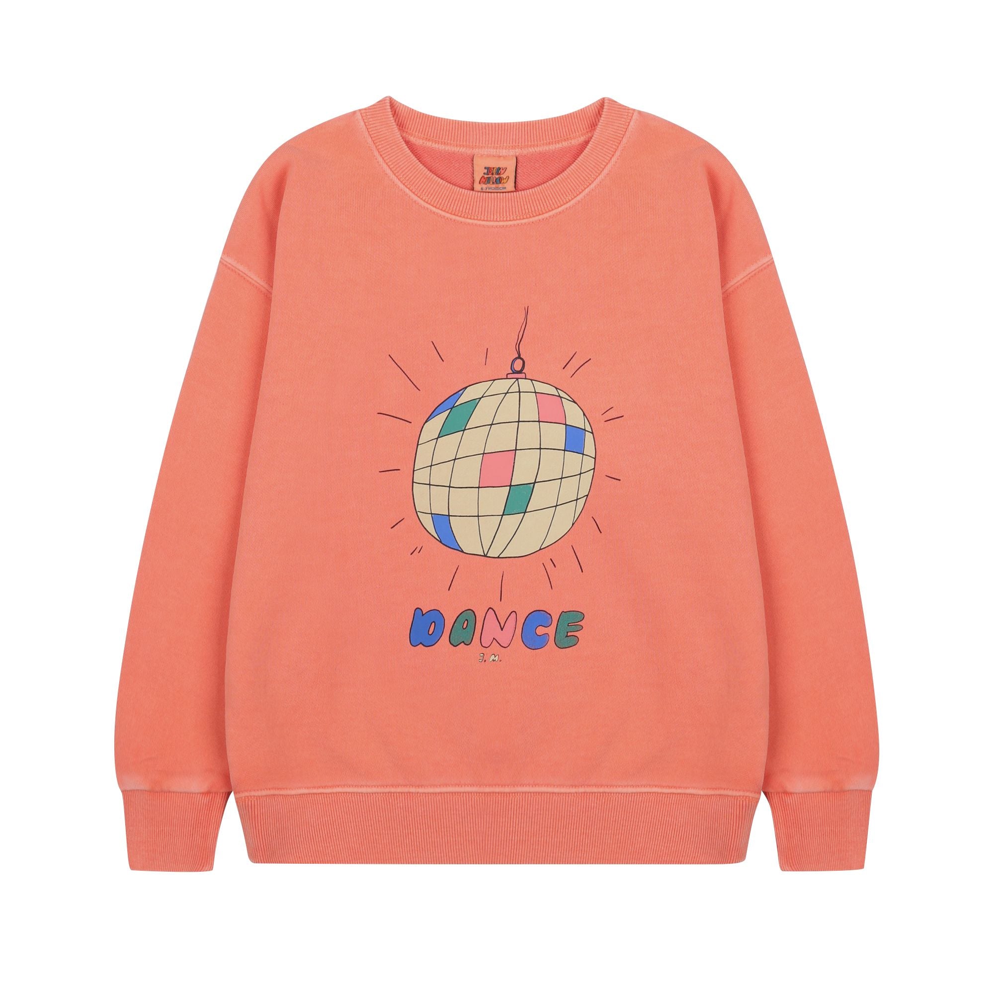 Boys & Girls Pink Printed Cotton Sweatshirt
