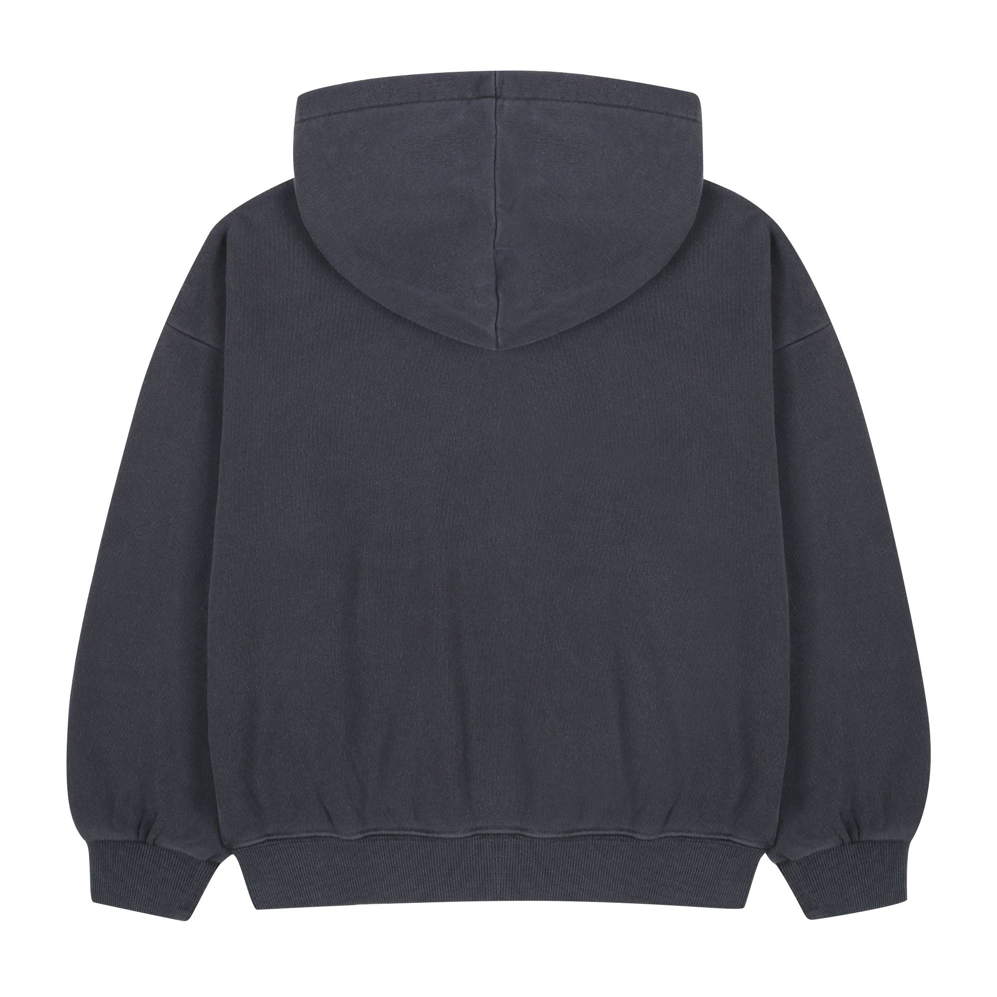 Boys & Girls Charcoal Cotton Zip-Up Top