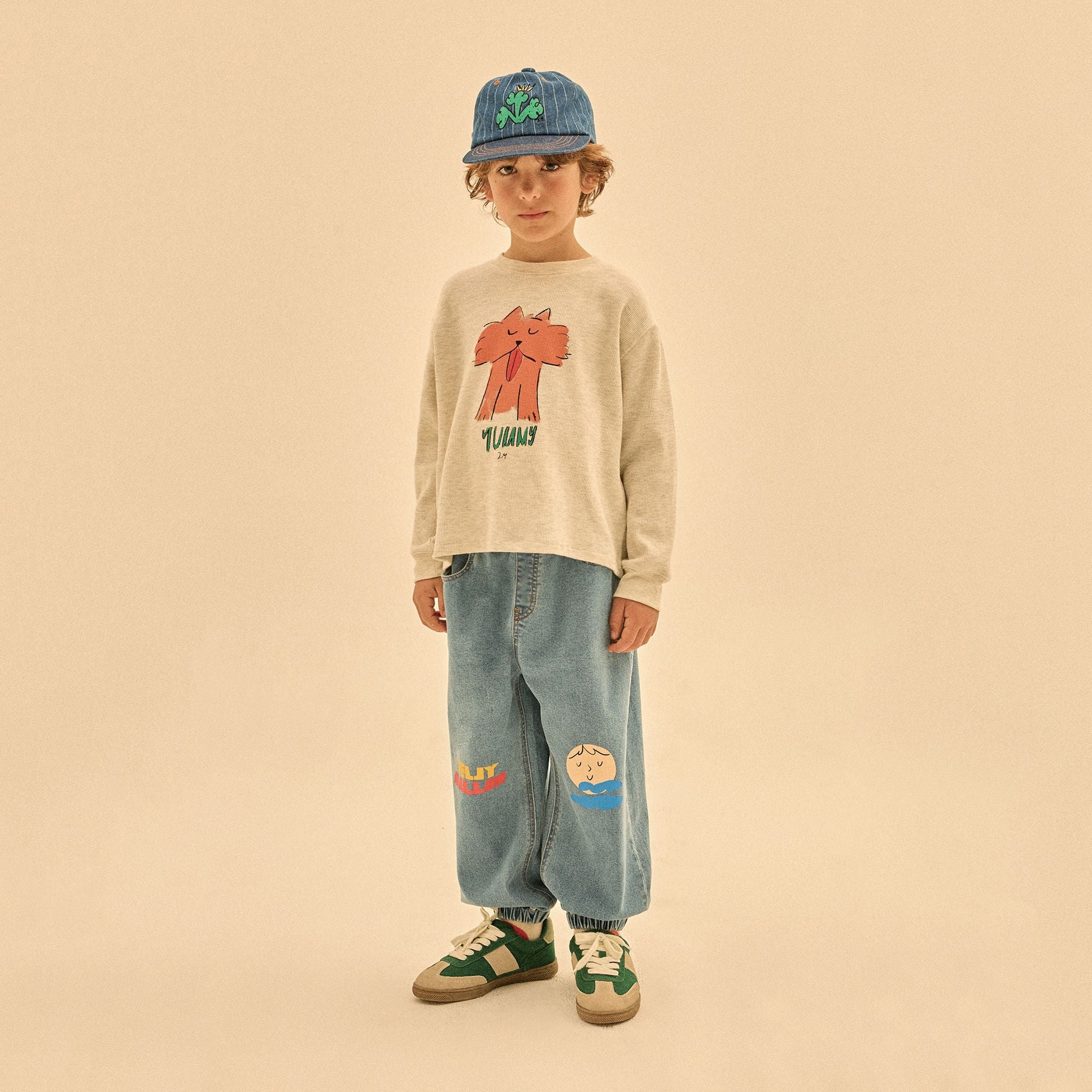 Boys & Girls Blue Denim Trousers