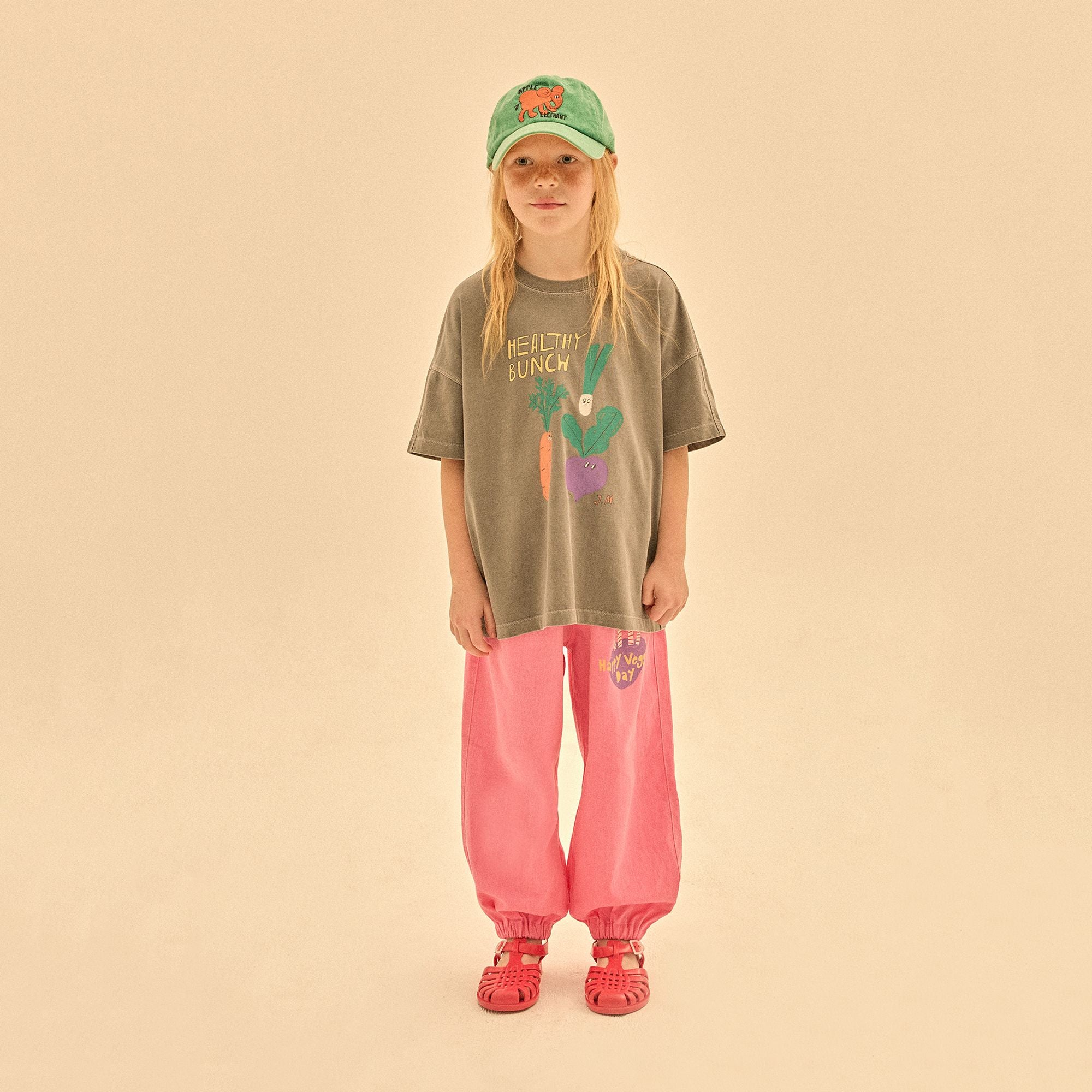 Boys & Girls Pink Cotton Trousers