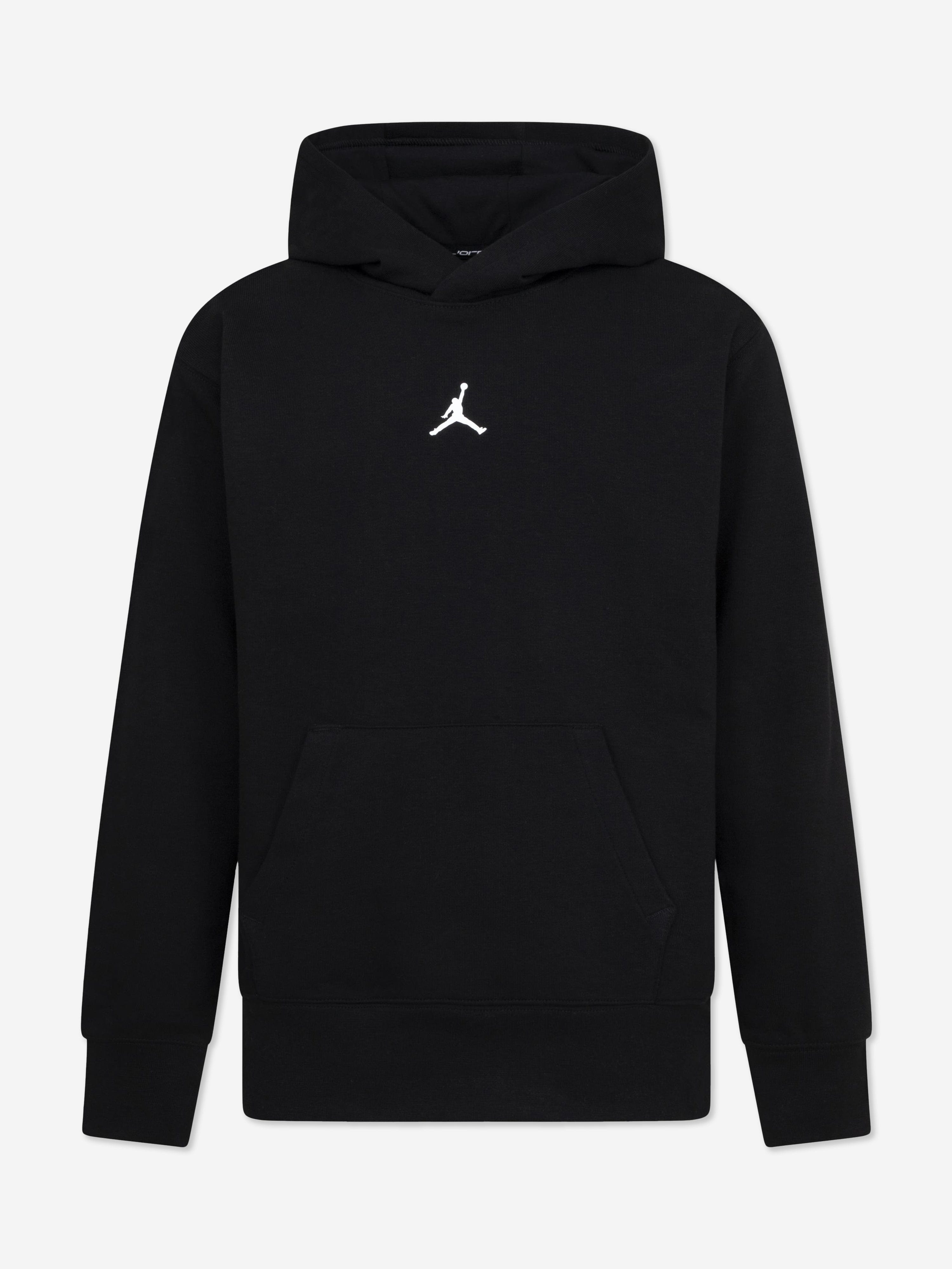 Jordan Boys MJ Sport Crossover Hoodie in Black