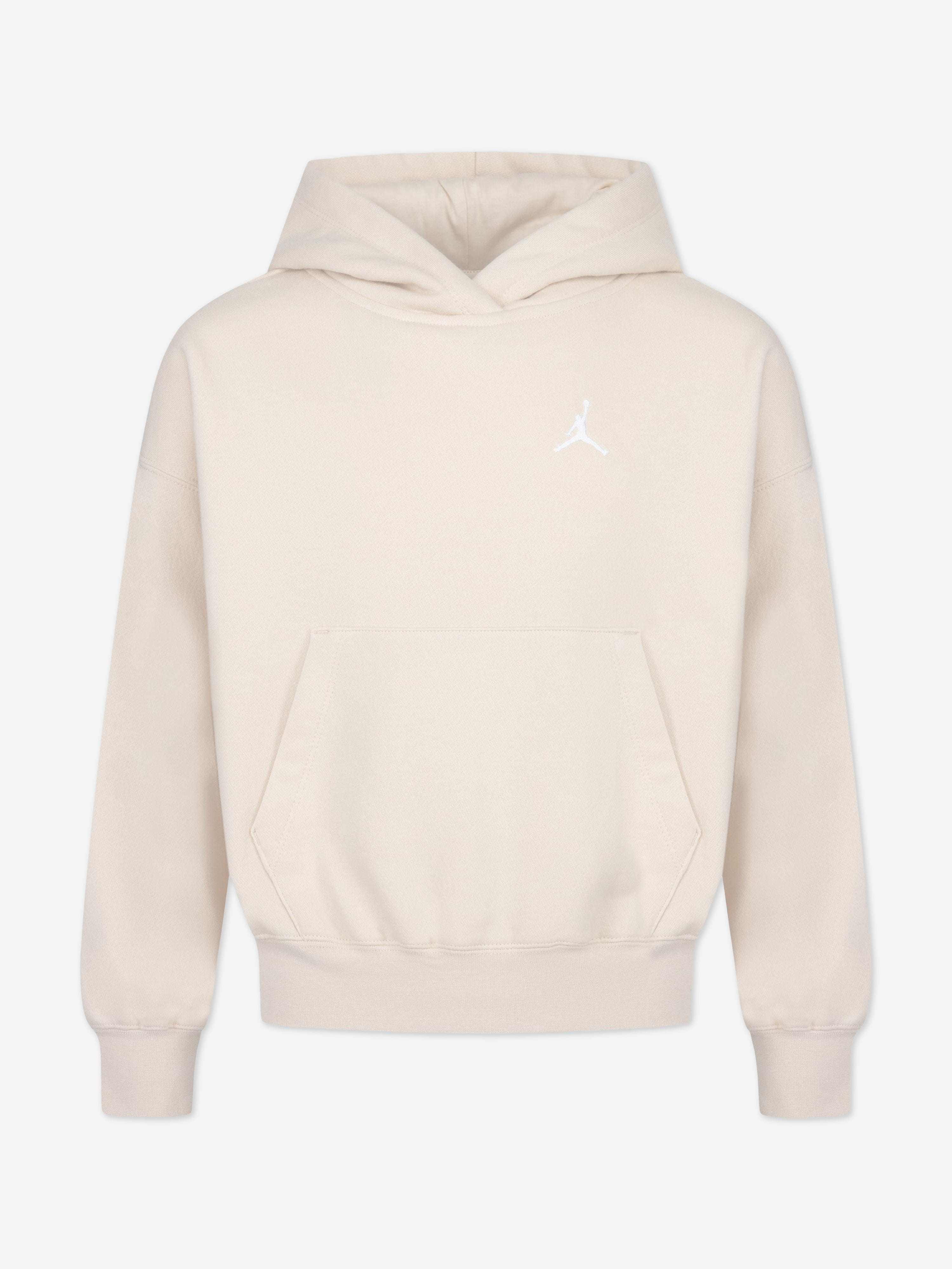 Jordan Girls Brooklyn Essential Hoodie in Beige