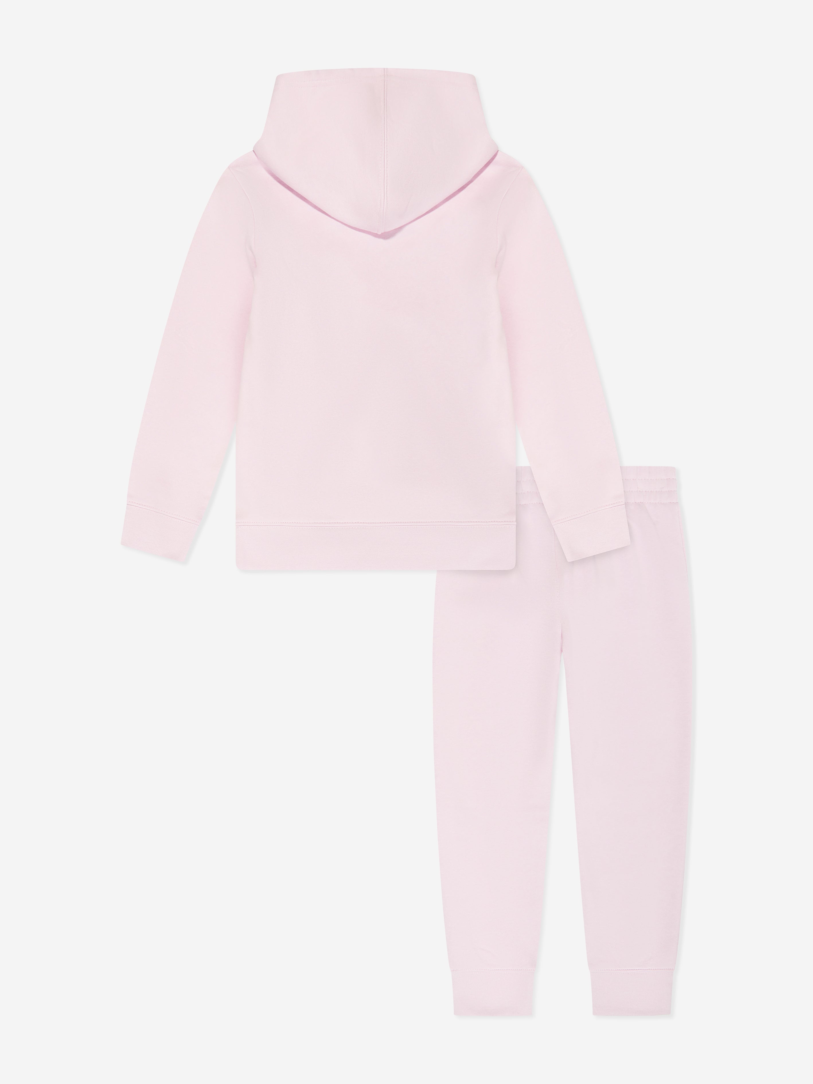 Baby Girls MJ Brooklyn Fleece PO Tracksuit in Pink
