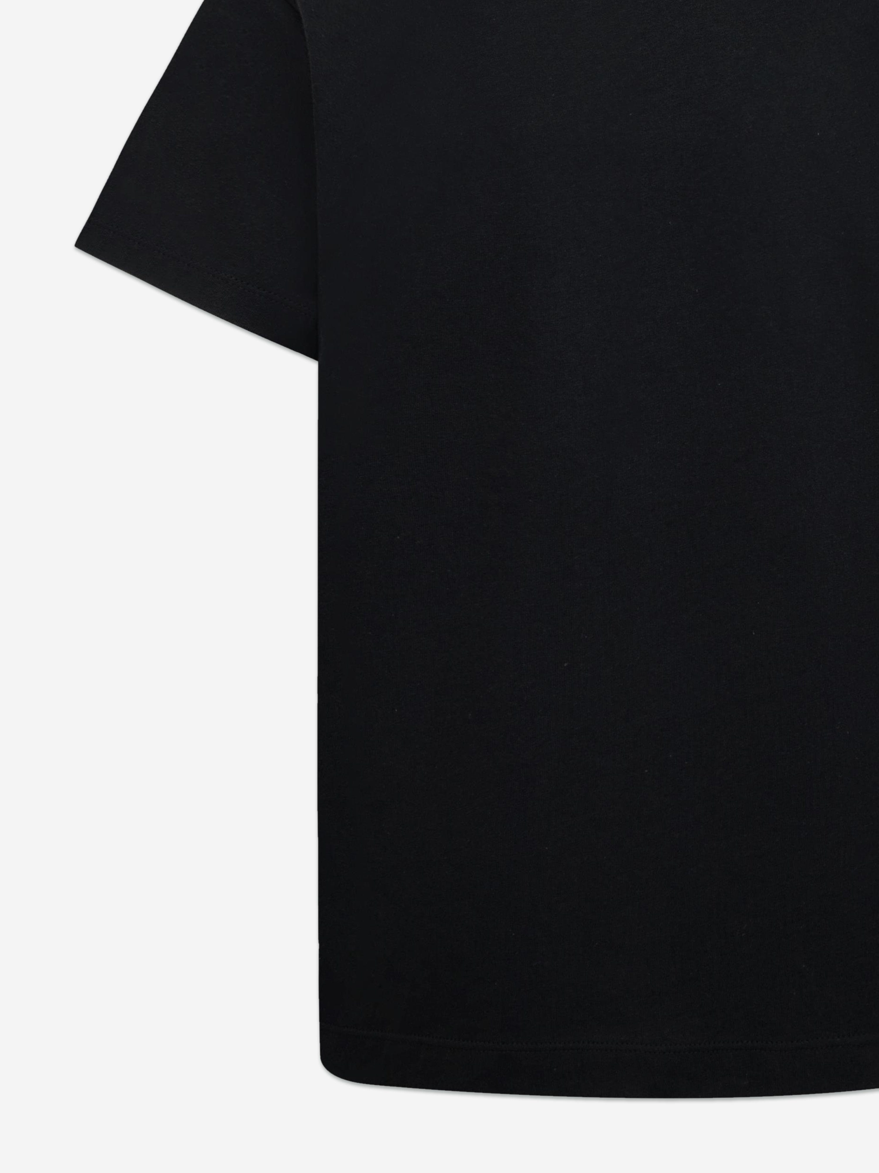 Girls JM Push Through T-Shirt in Black