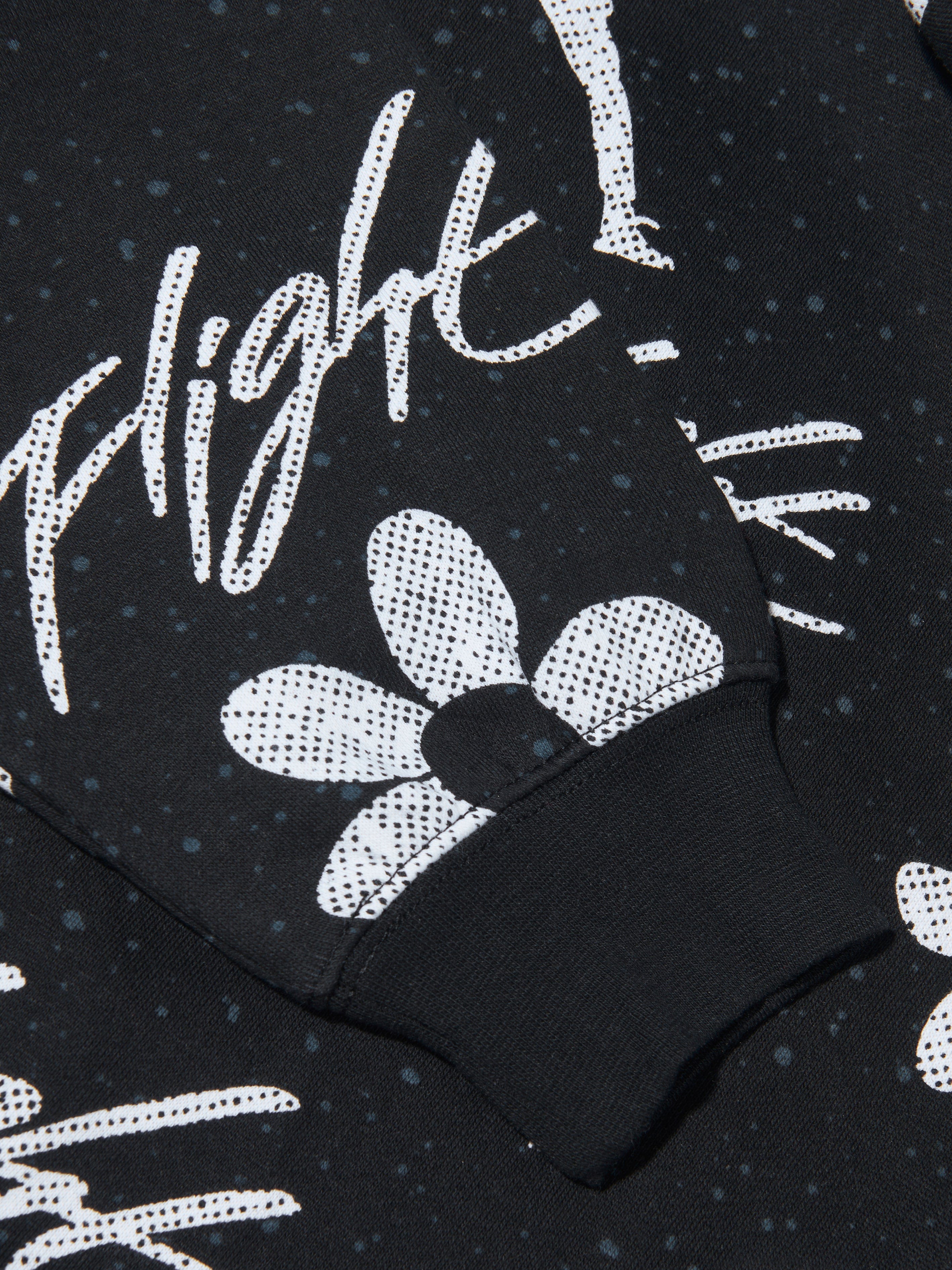 Jordan Girls Floral Flight AOP Hoodie in Black