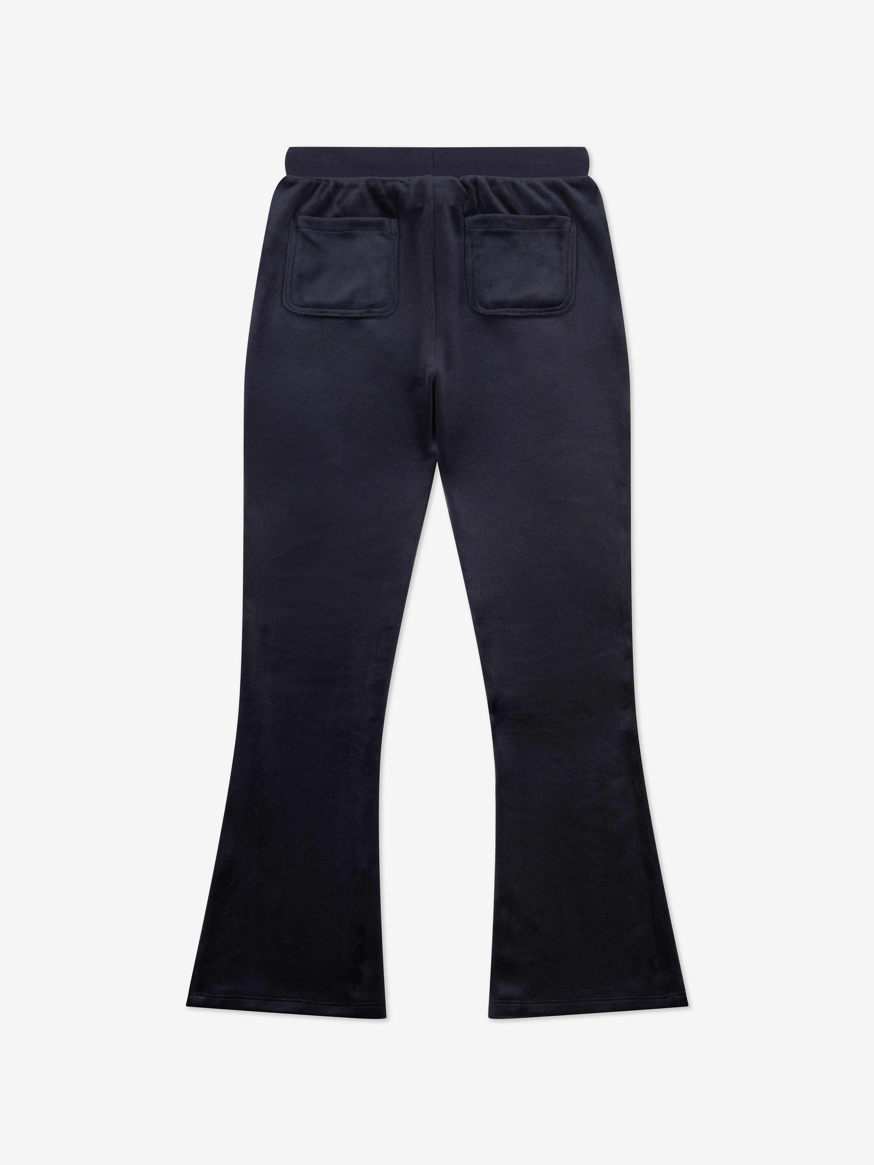 Juicy Couture Girls Diamante Logo Bootcut Joggers in Navy